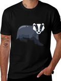 Badger Graphic Tee - Mens Black T-Shirt