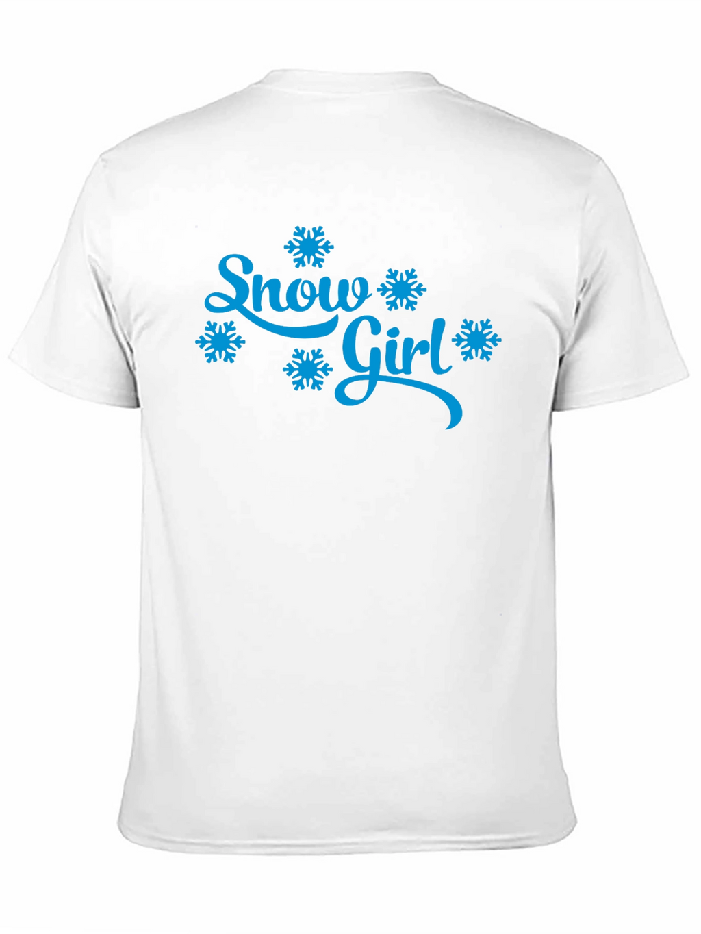 Snow Girl Snowflake Graphic T-Shirt
