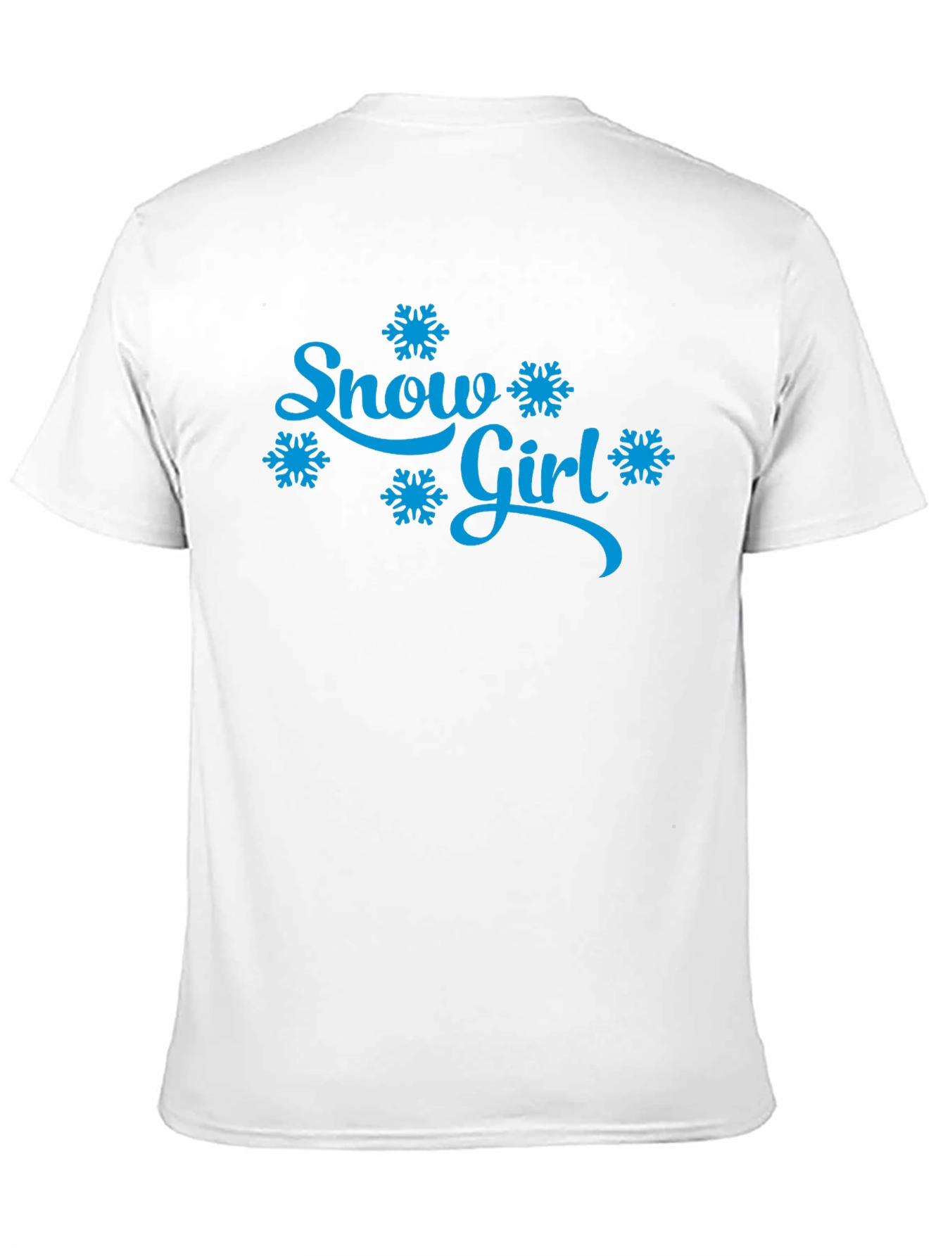 Snow Girl Snowflake Graphic T-Shirt