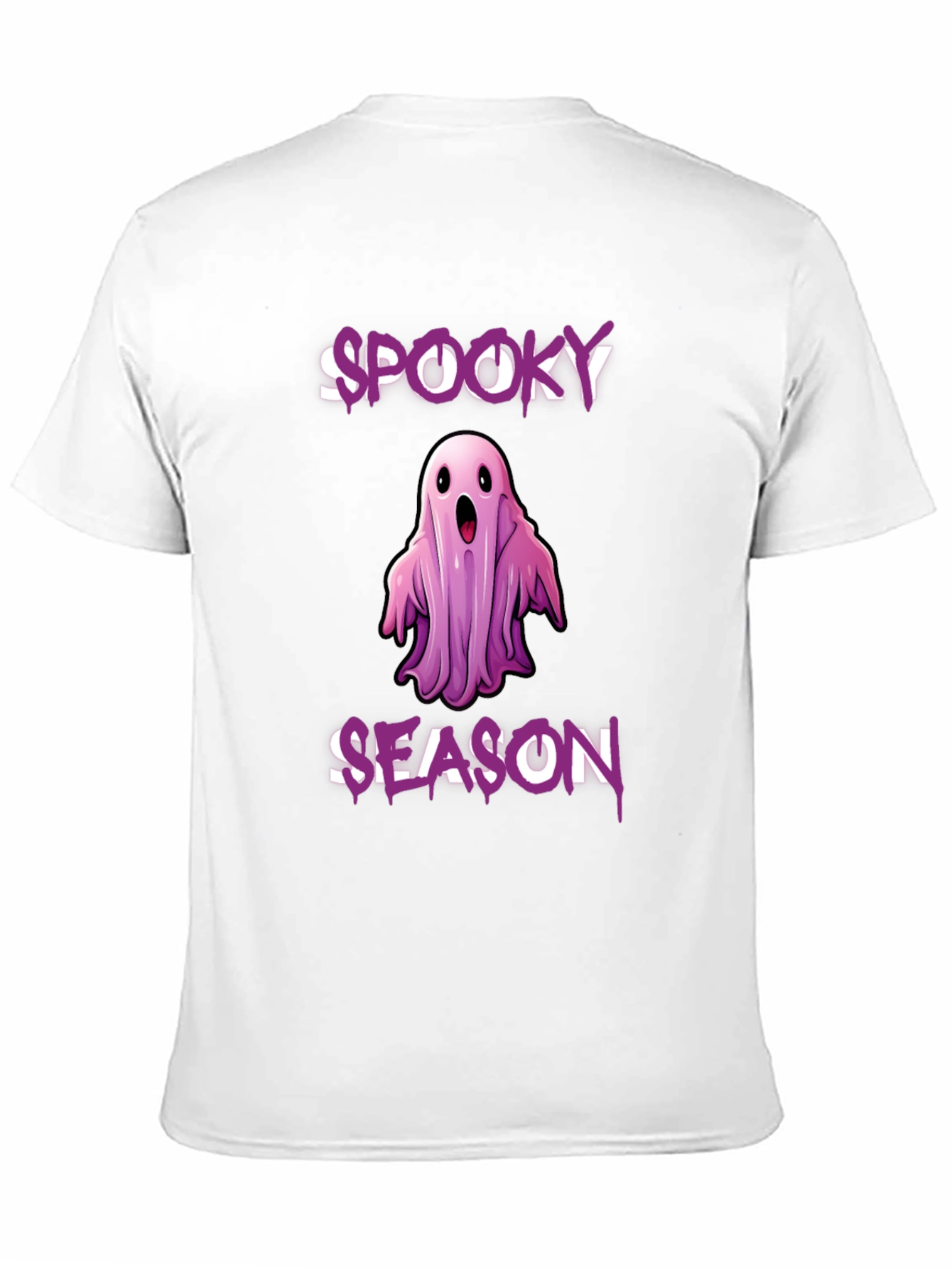 Spooky Season Ghost Graphic T-Shirt - Halloween Apparel