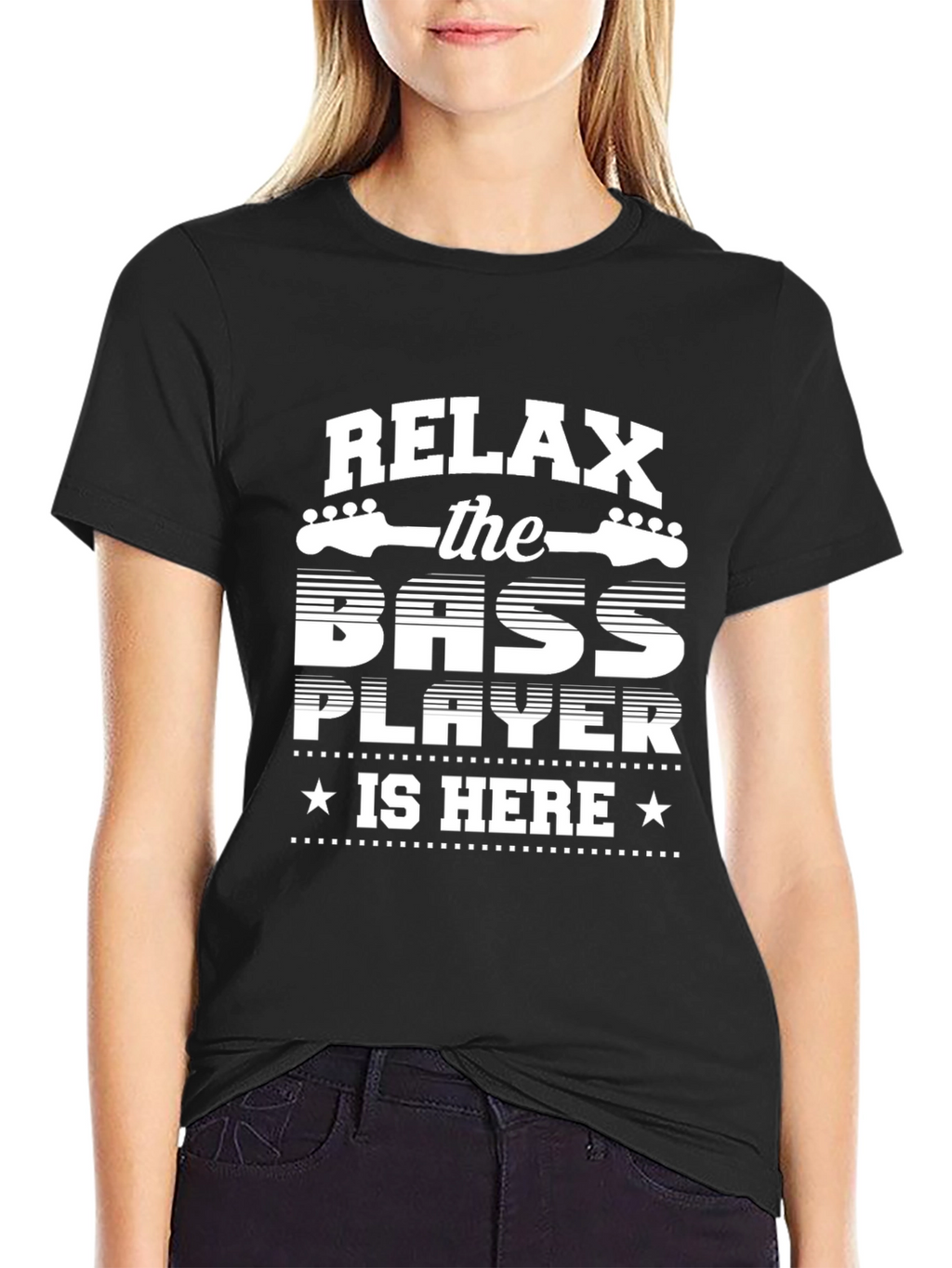 Relax the Bass Player is Here - Novelty T-Shirt