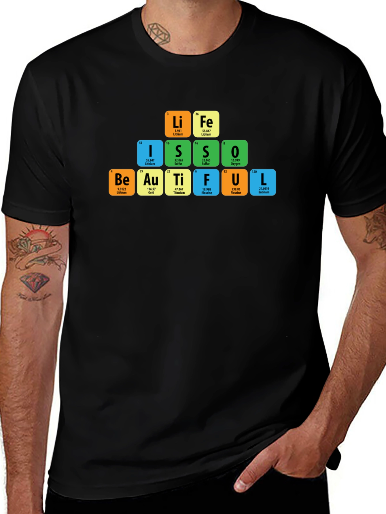 Periodic Table T-Shirt: Beautiful Elements Design