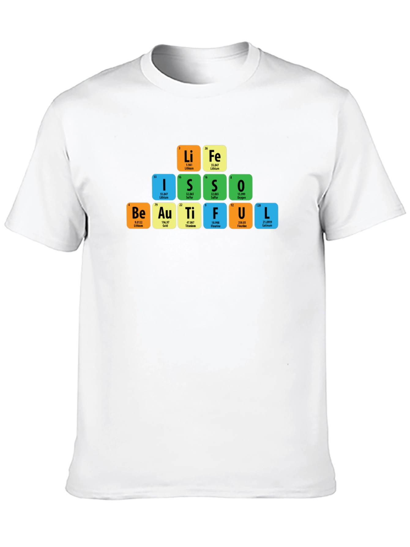 Periodic Table T-Shirt: Beautiful Elements Design