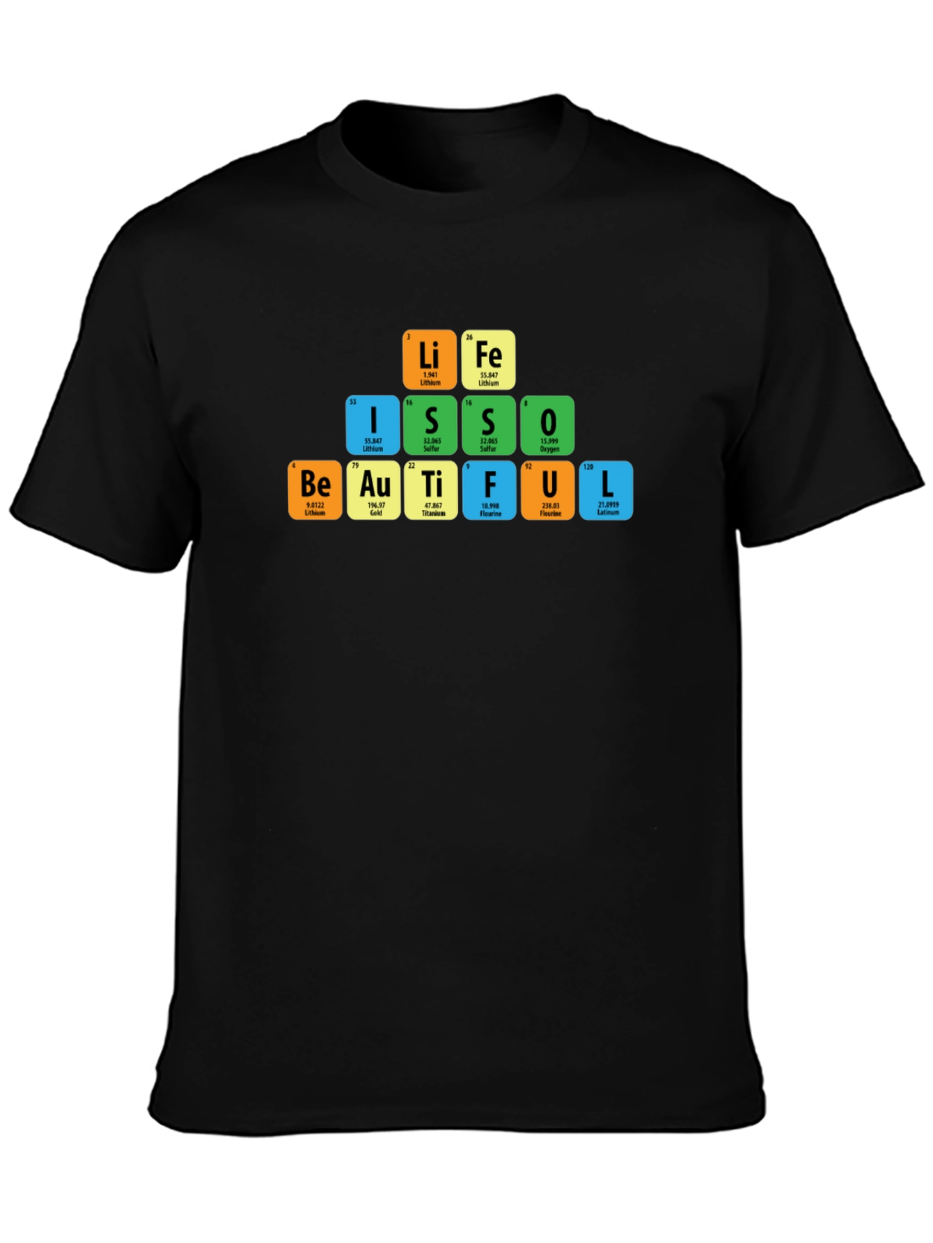 Periodic Table T-Shirt: Beautiful Elements Design