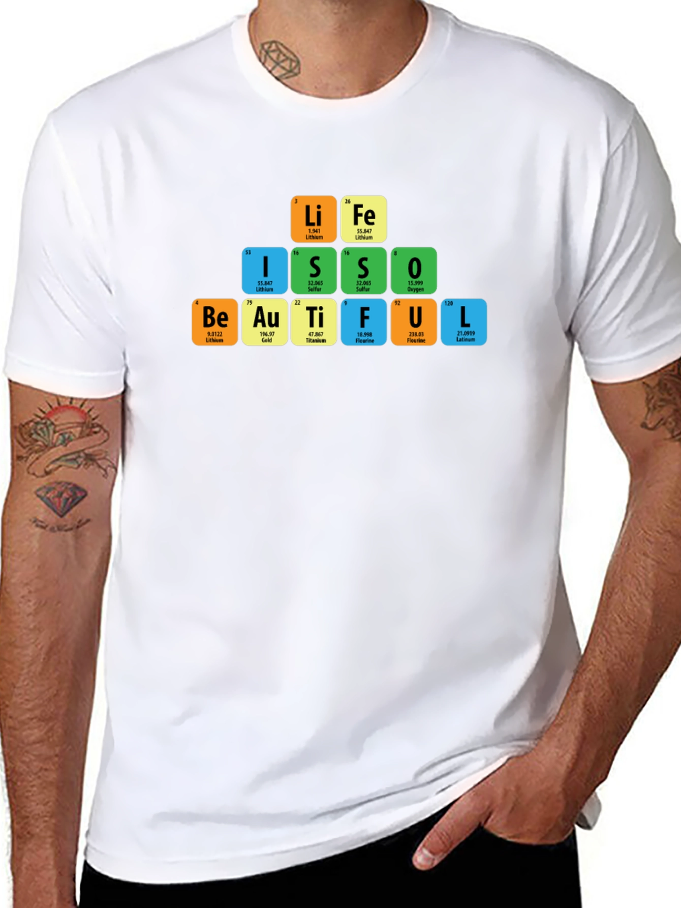 Periodic Table T-Shirt: Beautiful Elements Design