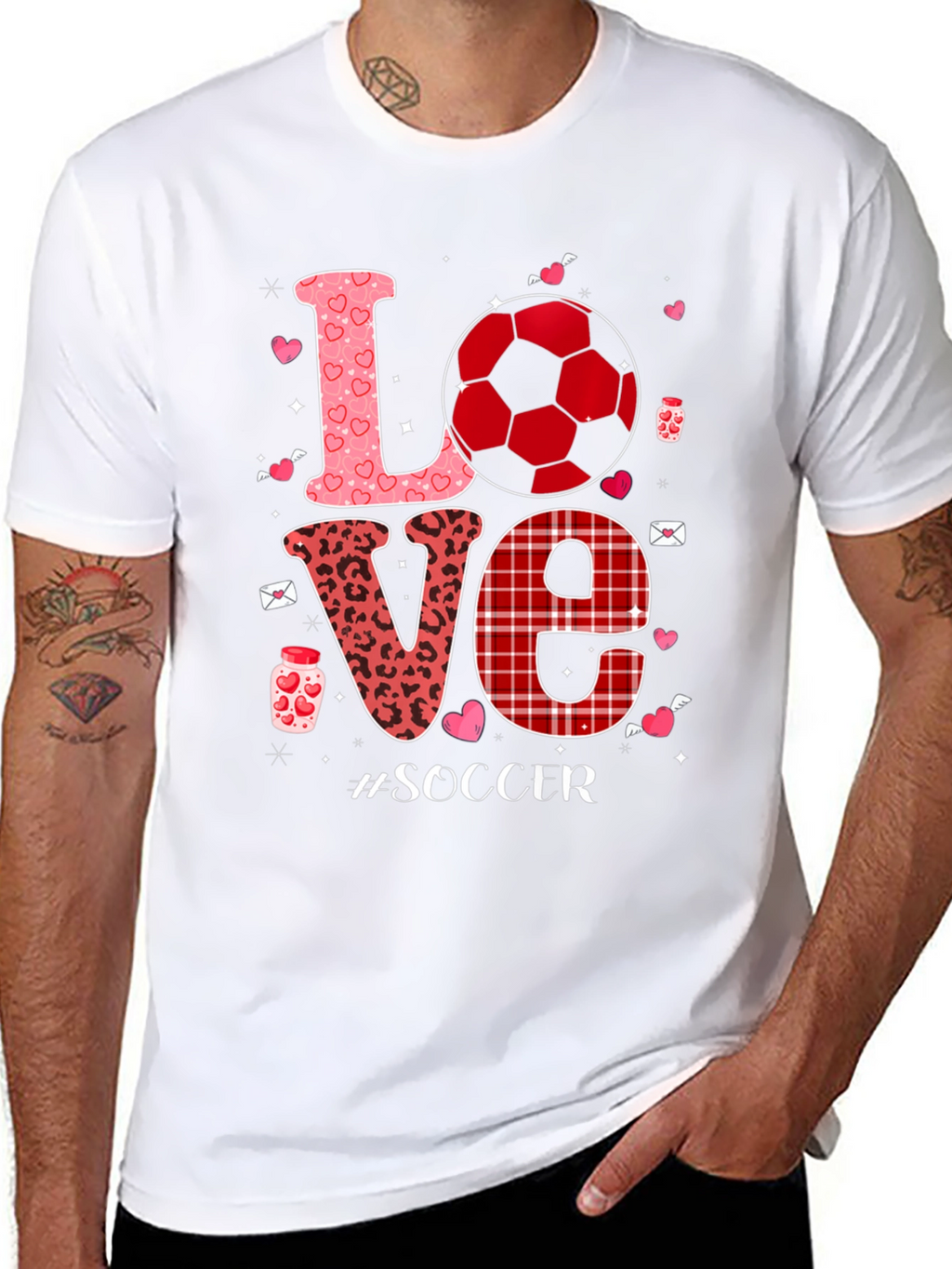 Love Soccer Graphic Tee