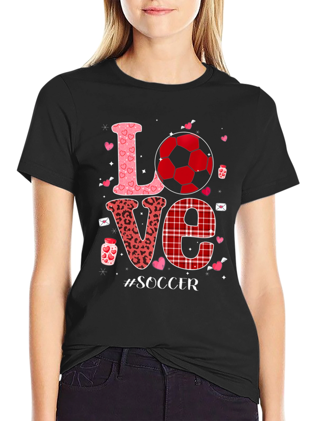 Love Soccer Graphic Tee