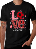 Love Soccer Graphic Tee