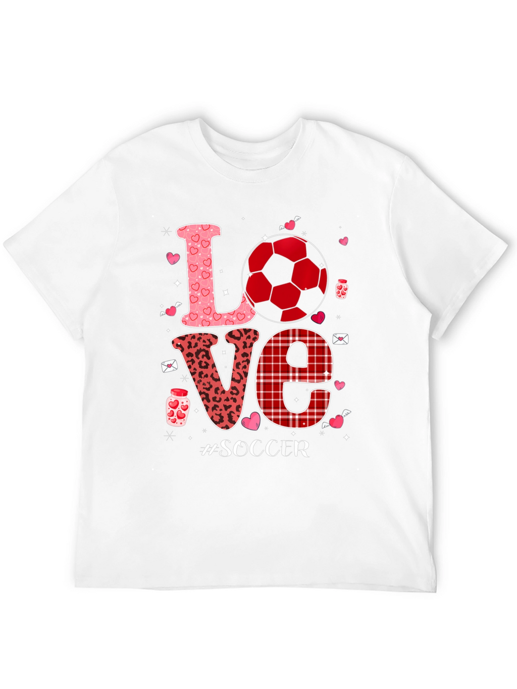 Love Soccer Graphic Tee