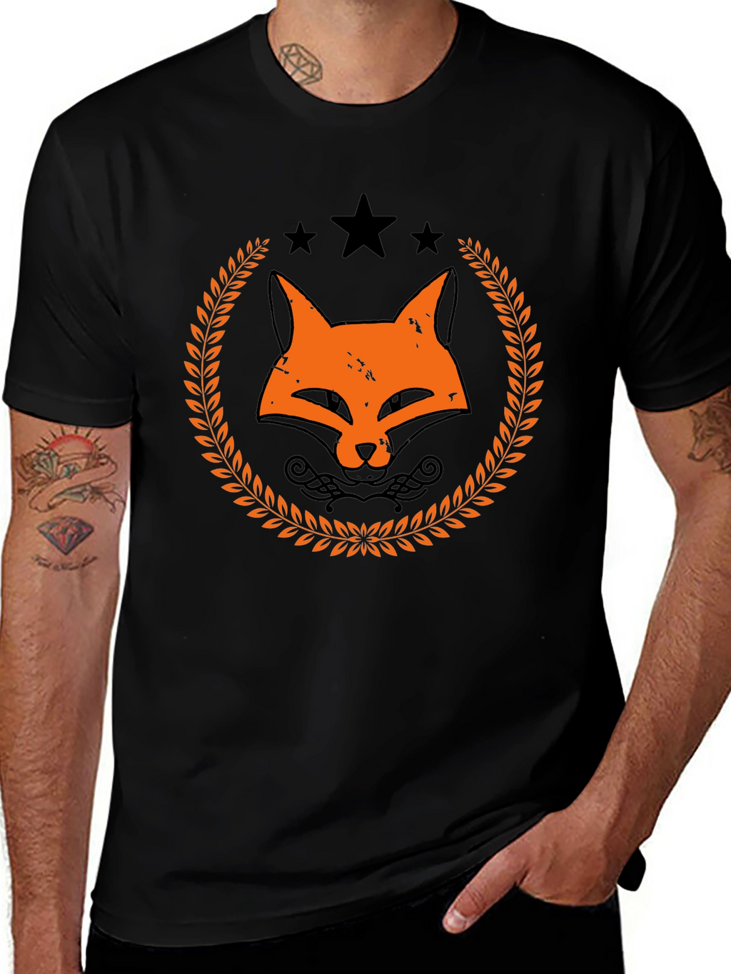 Fox Emblem Graphic Tee - Stylish & Unique