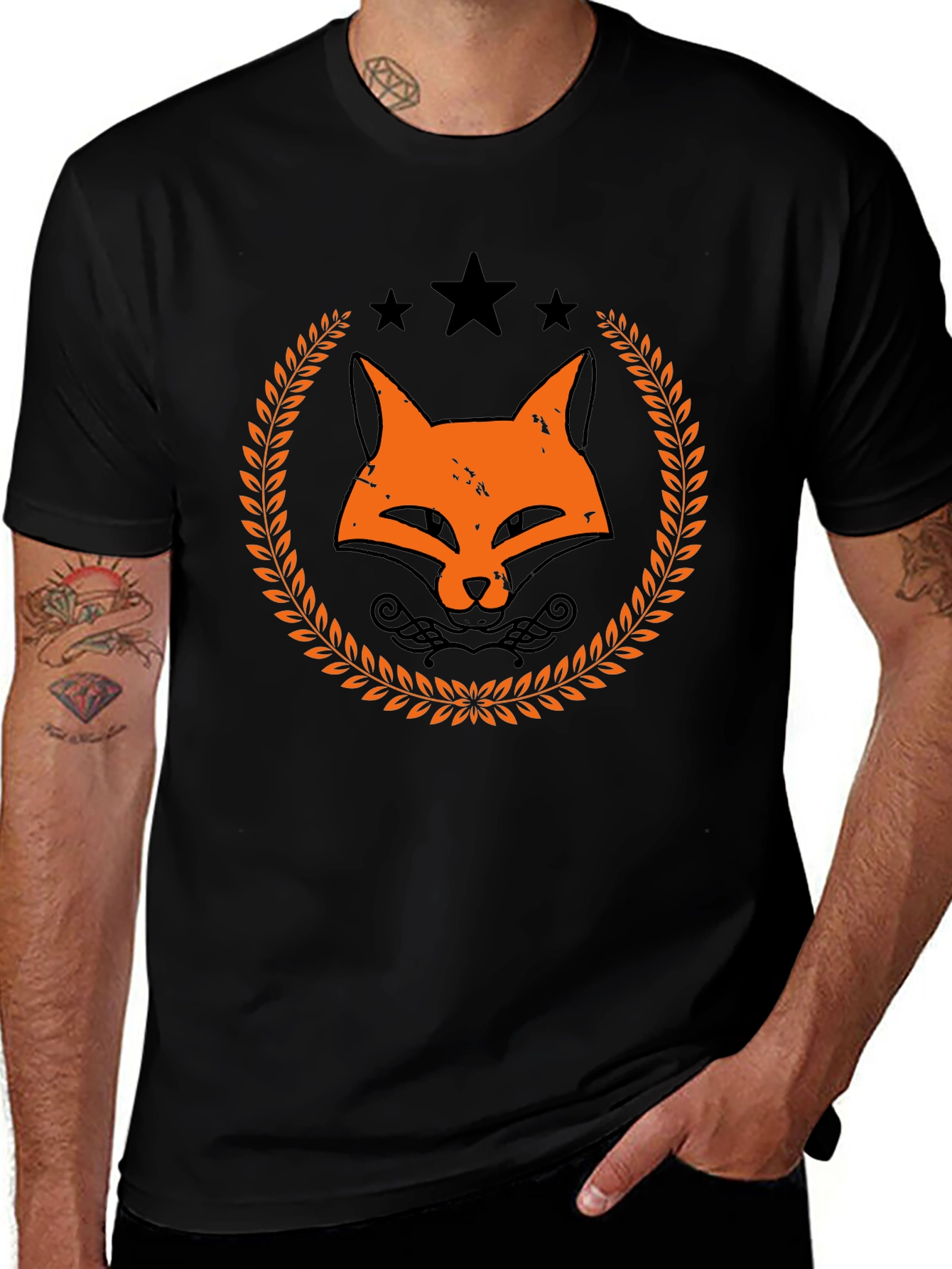 Fox Emblem Graphic Tee - Stylish & Unique