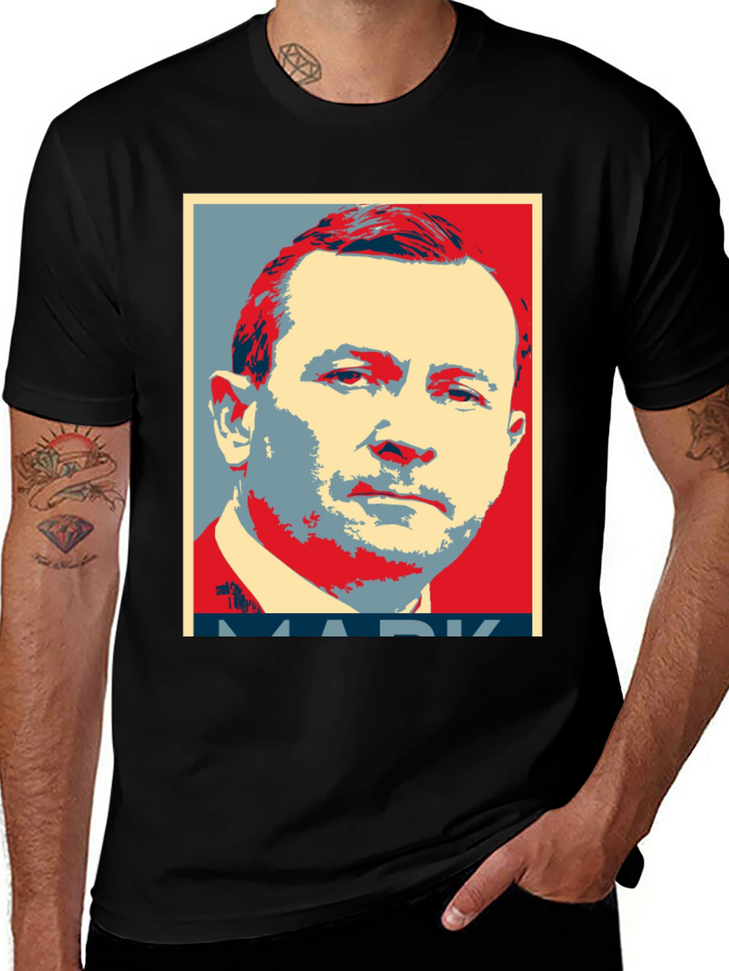MARK Portrait T-Shirt - Bold Graphic Tee
