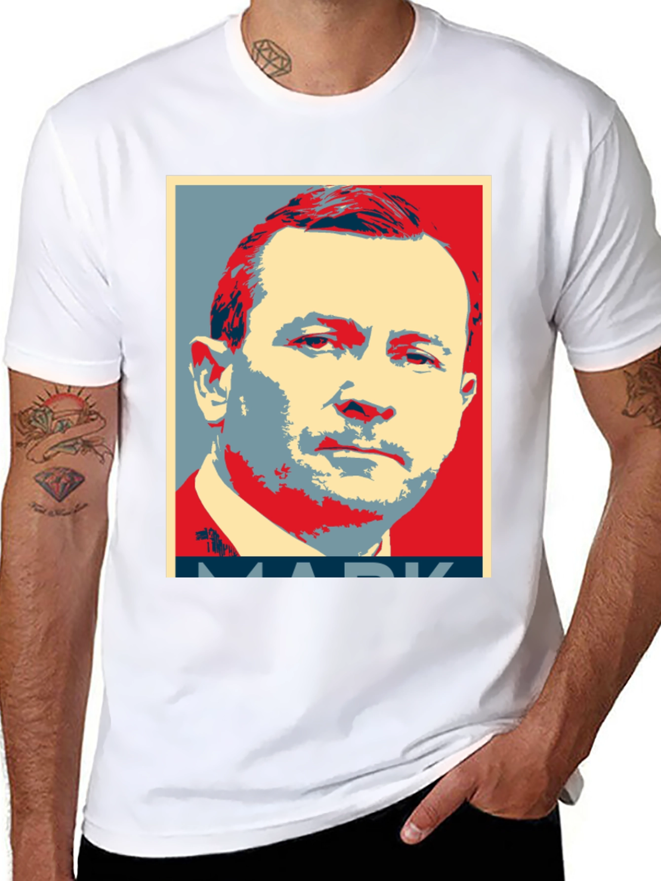 MARK Portrait T-Shirt - Bold Graphic Tee