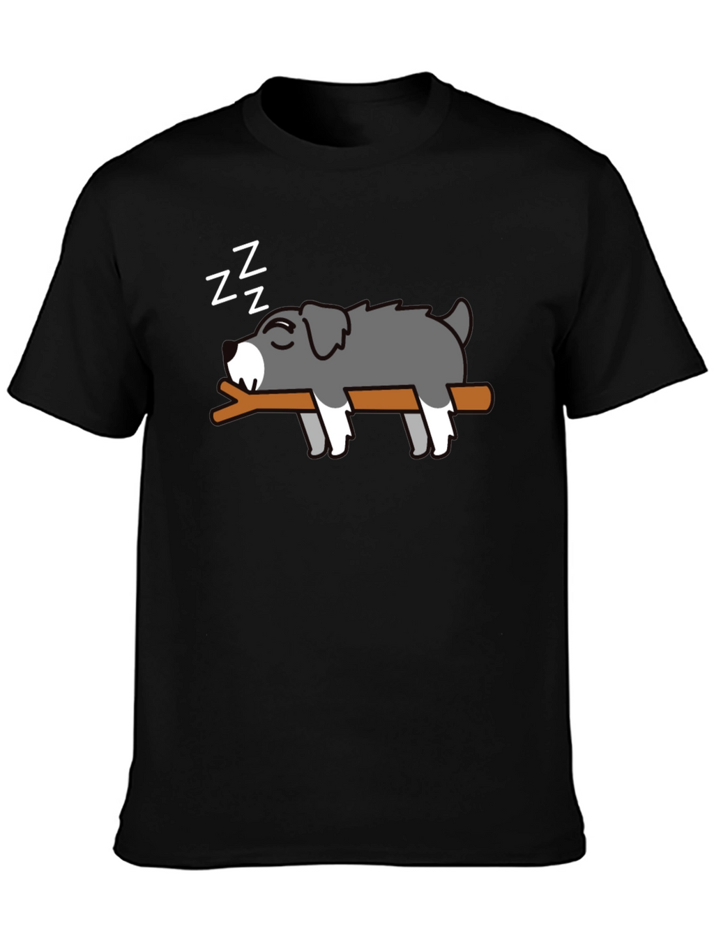 Sleeping Dog on Branch Graphic Tee