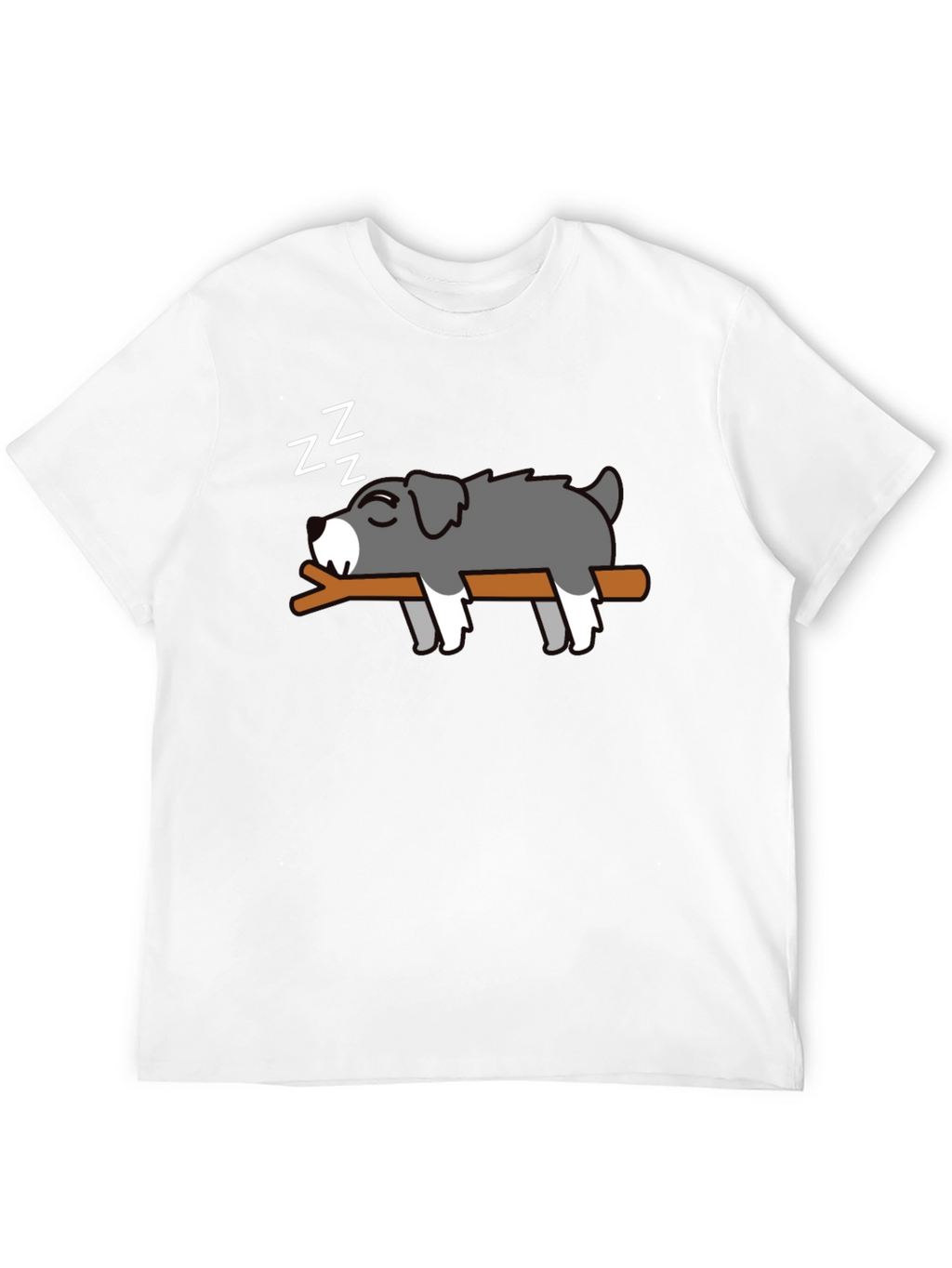 Sleeping Dog on Branch Graphic Tee