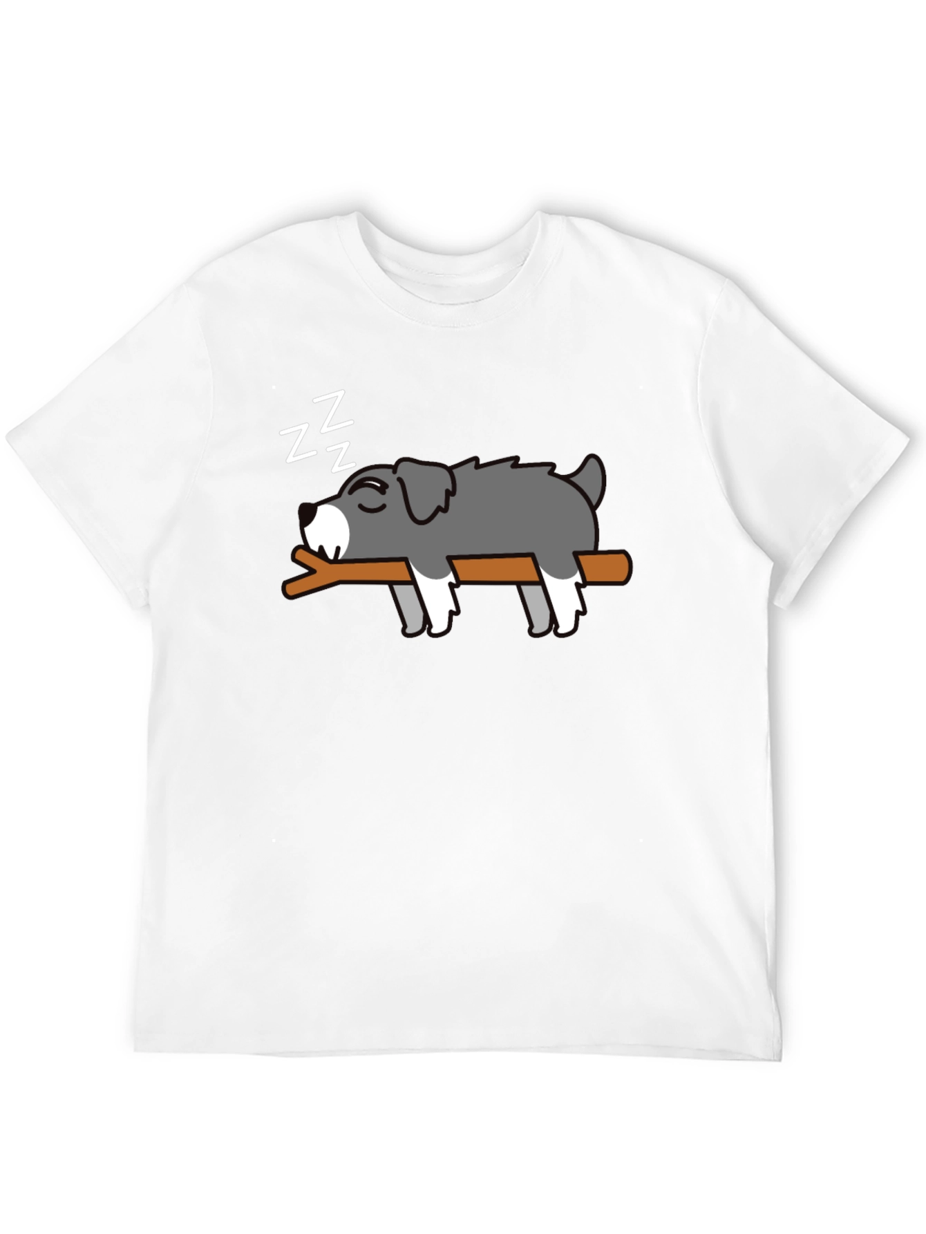 Sleeping Dog on Branch Graphic Tee