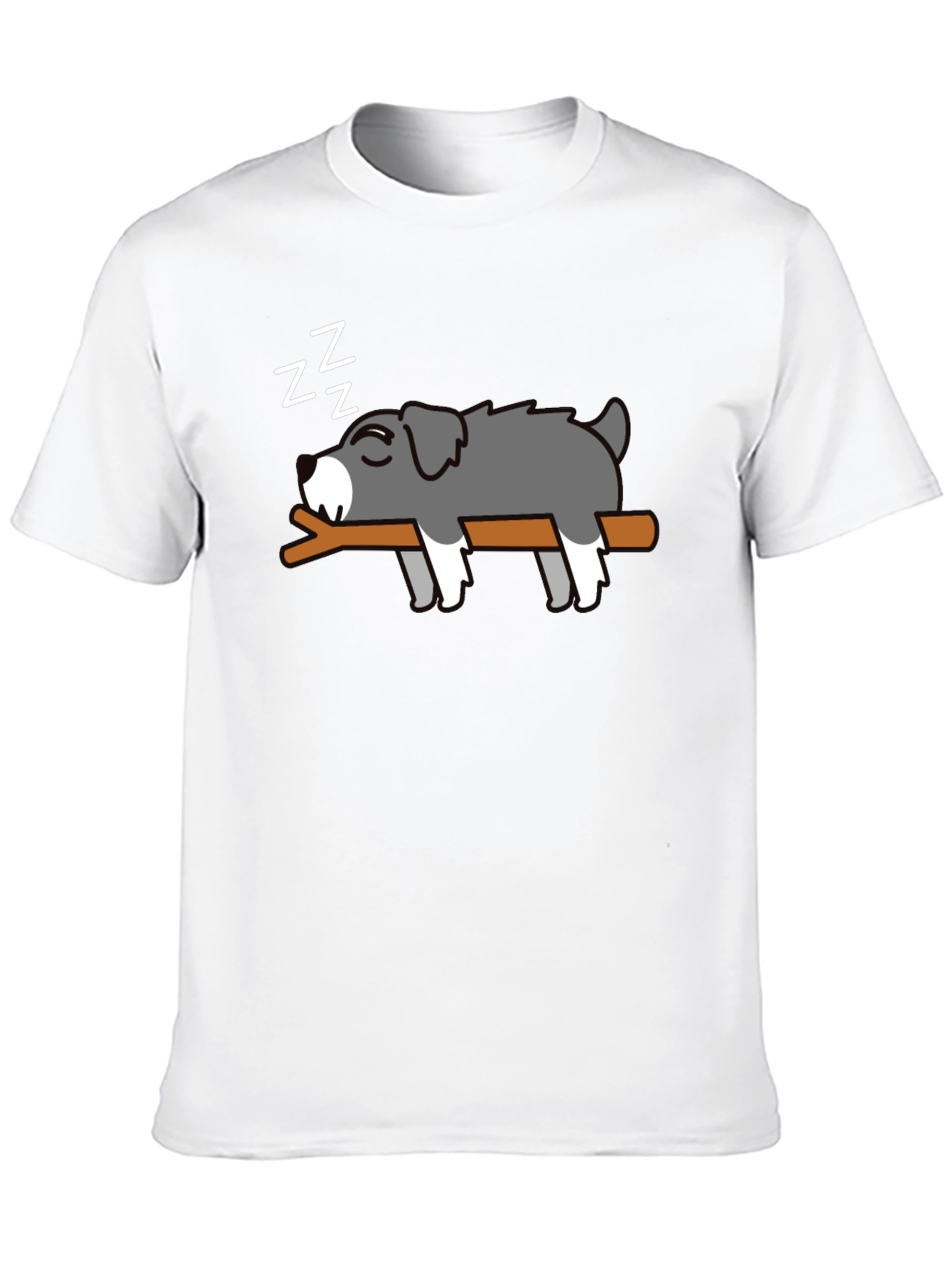 Sleeping Dog on Branch Graphic Tee