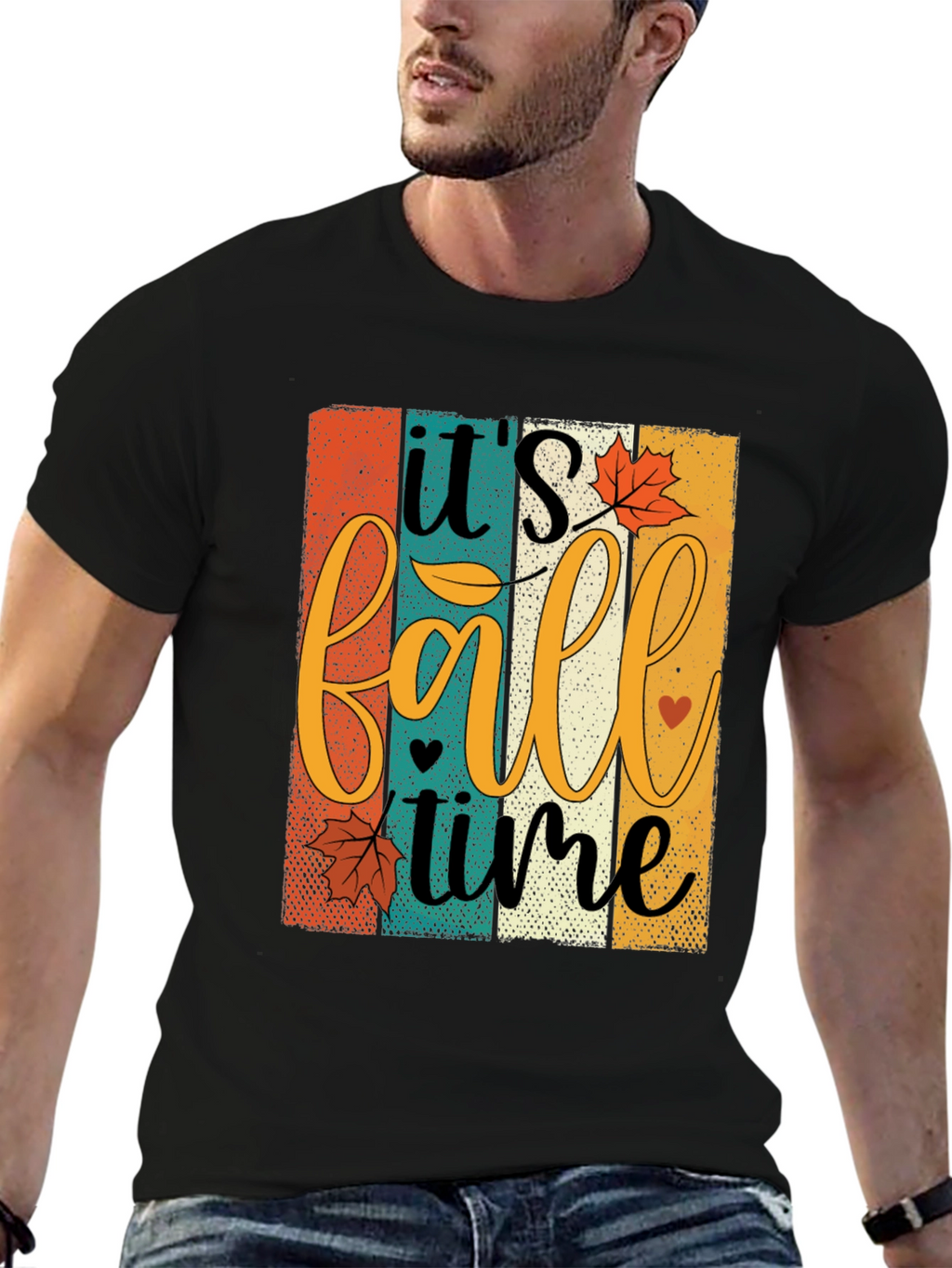 Its Fall Time Retro Graphic Tee
