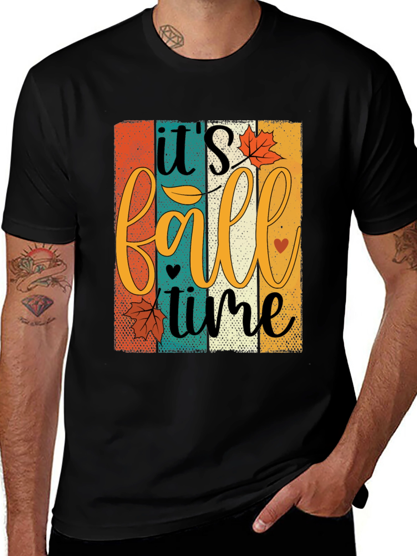Its Fall Time Retro Graphic Tee