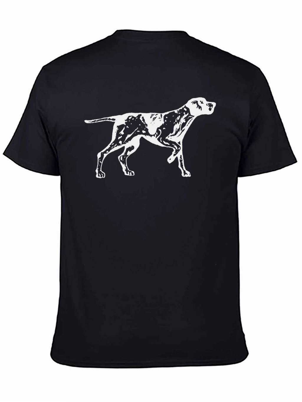 Pointer Dog Graphic Tee - Black