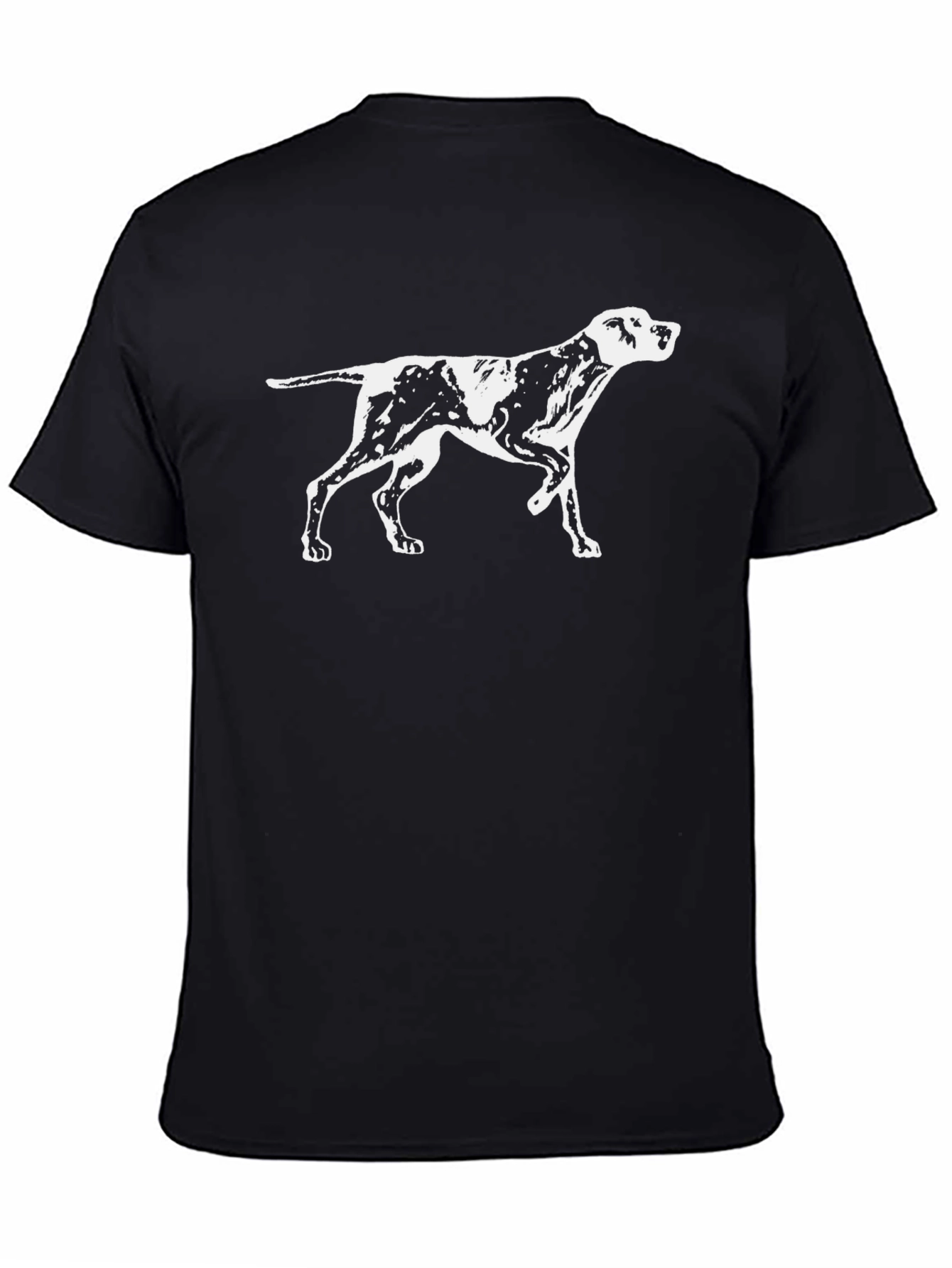 Pointer Dog Graphic Tee - Black