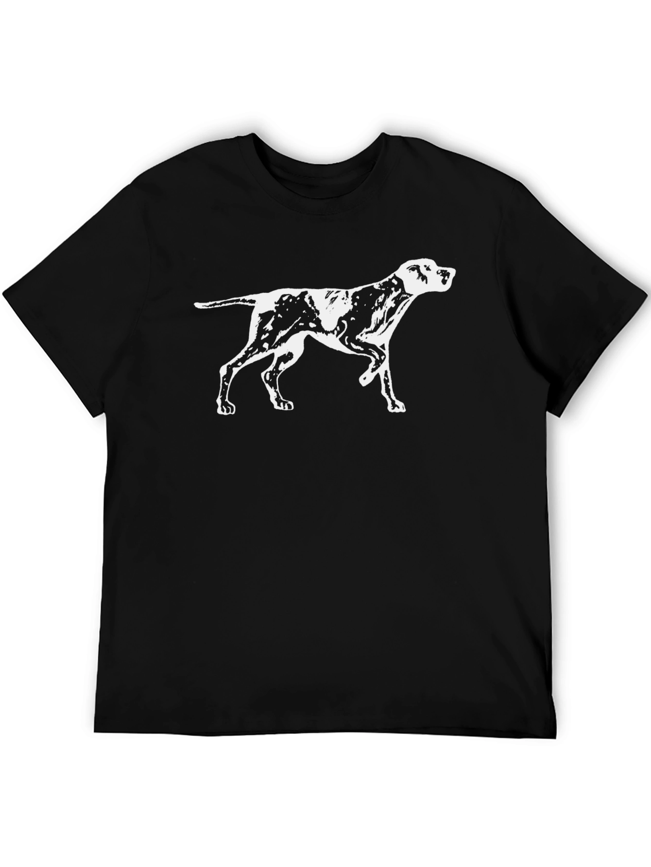 Pointer Dog Graphic Tee - Black