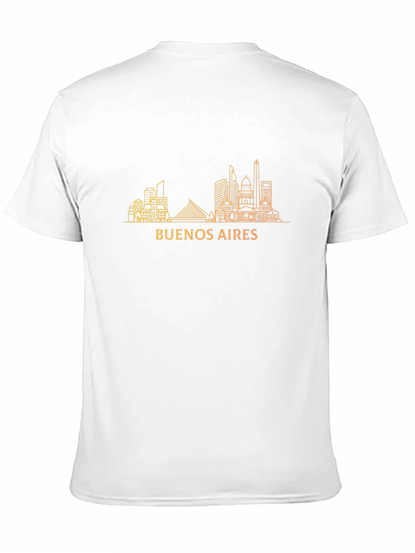 Buenos Aires Skyline Graphic Tee - Black