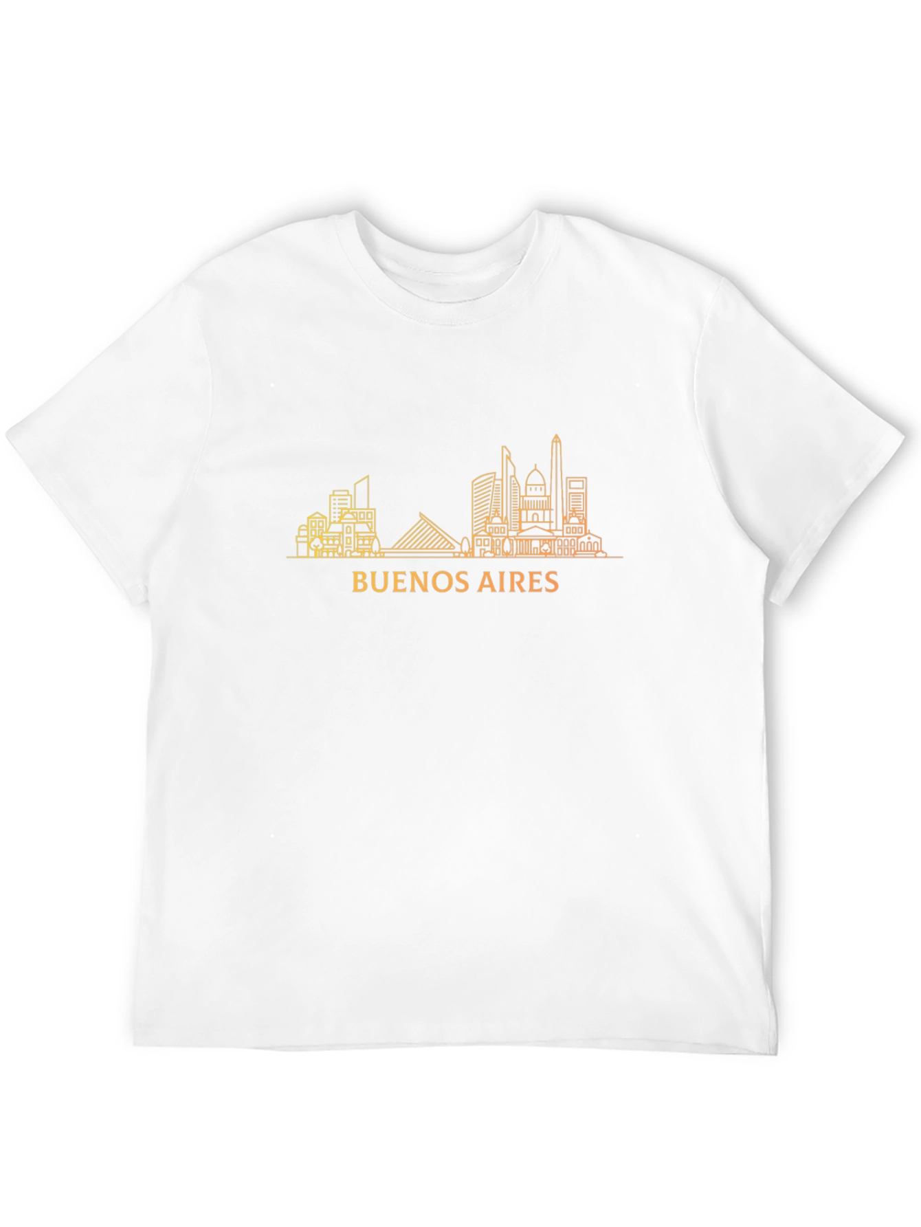 Buenos Aires Skyline Graphic Tee - Black