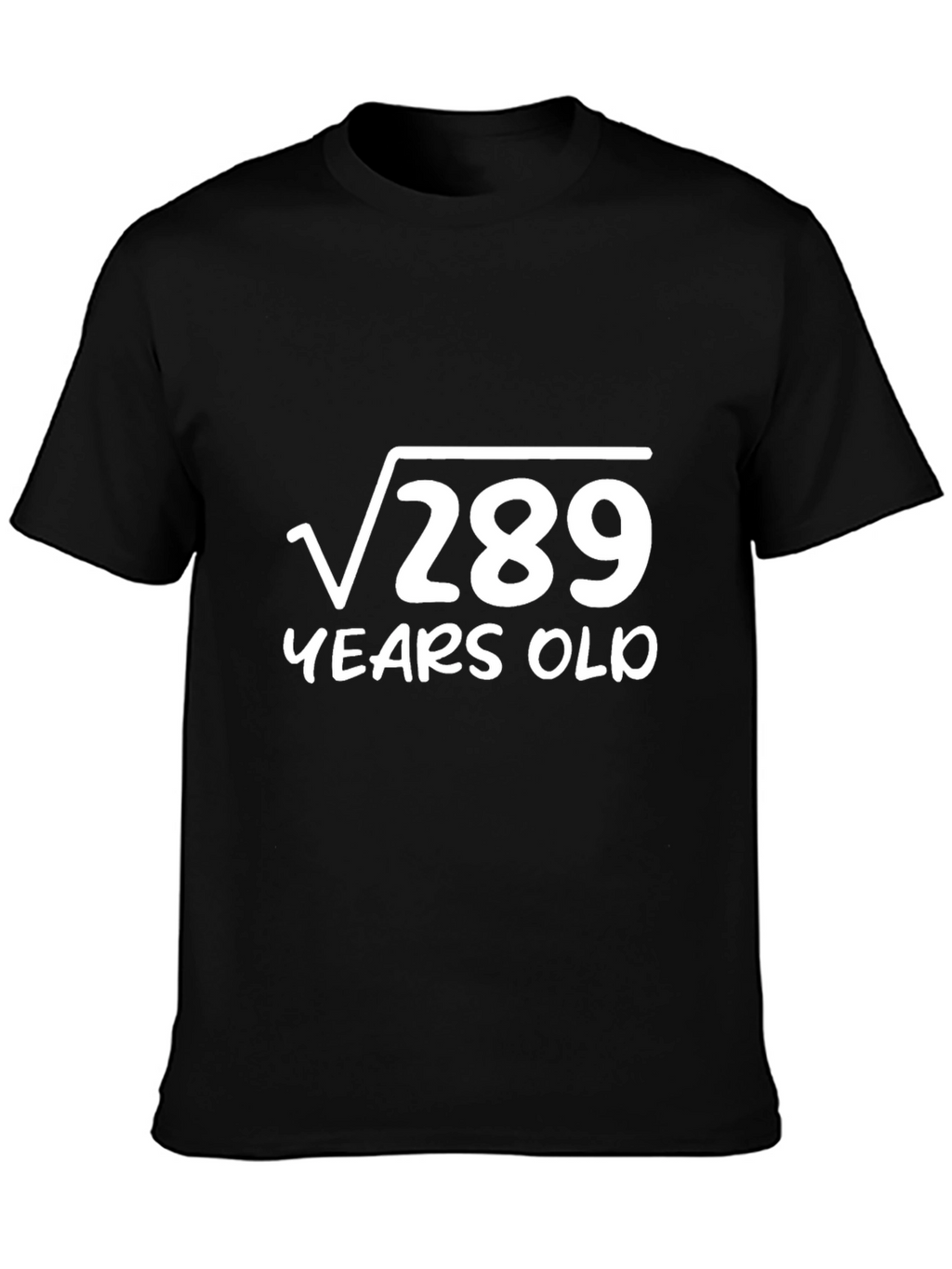 Funny 17th Birthday T-Shirt - Square Root of 289