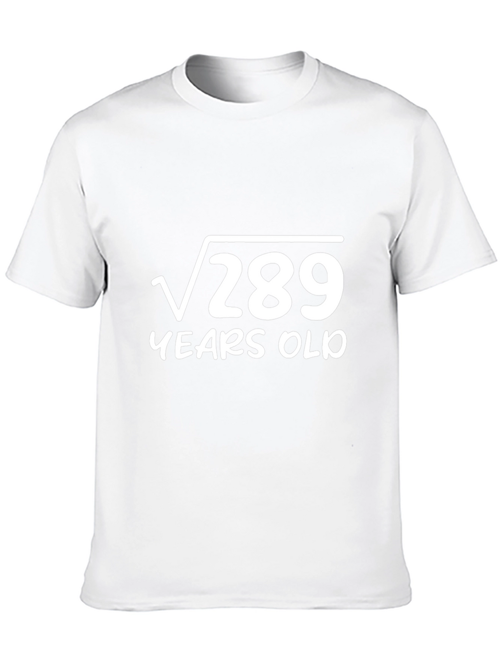 Funny 17th Birthday T-Shirt - Square Root of 289