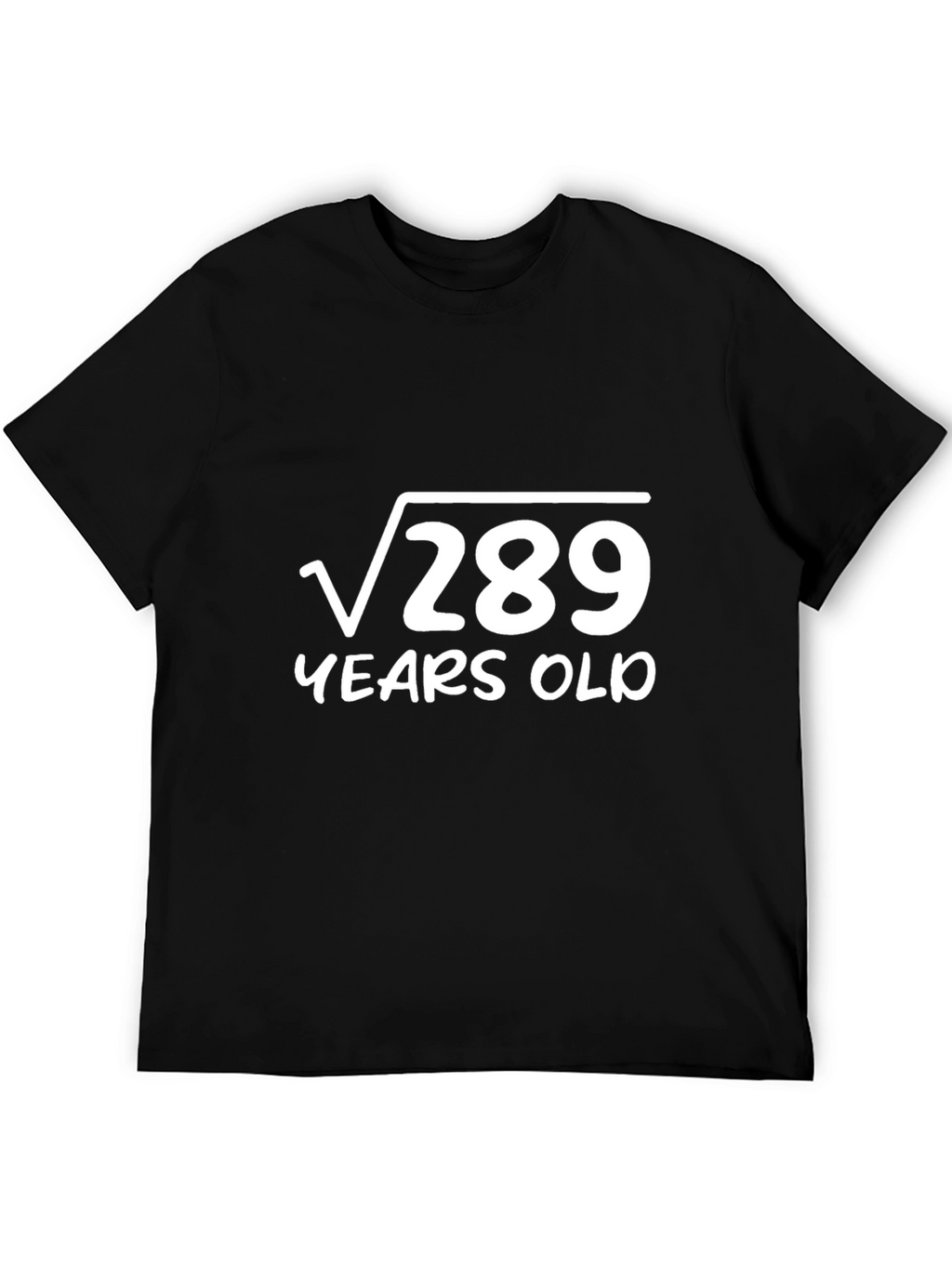 Funny 17th Birthday T-Shirt - Square Root of 289