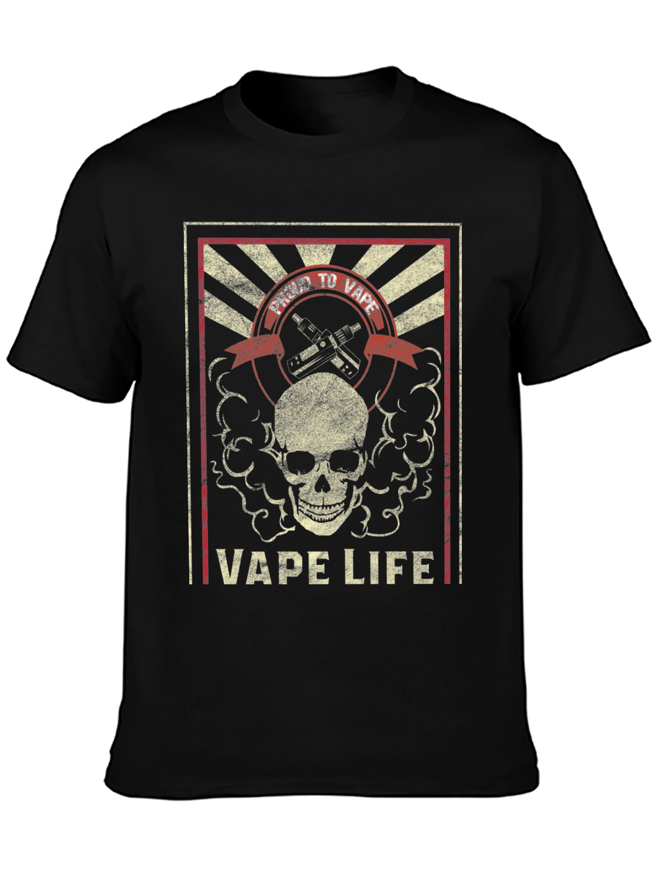 Vape Life Graphic T-Shirt - Proud to Vape Design