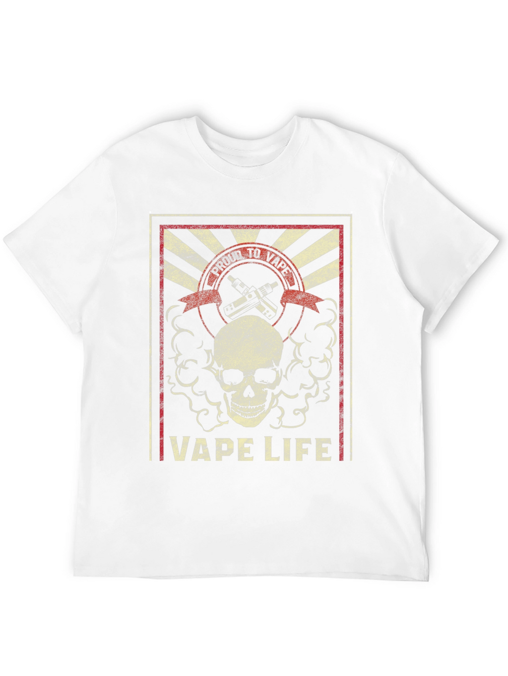 Vape Life Graphic T-Shirt - Proud to Vape Design