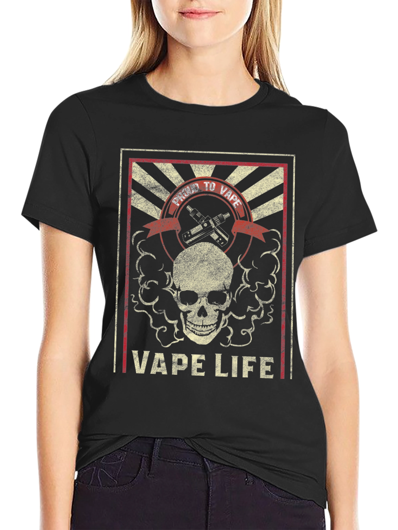 Vape Life Graphic T-Shirt - Proud to Vape Design