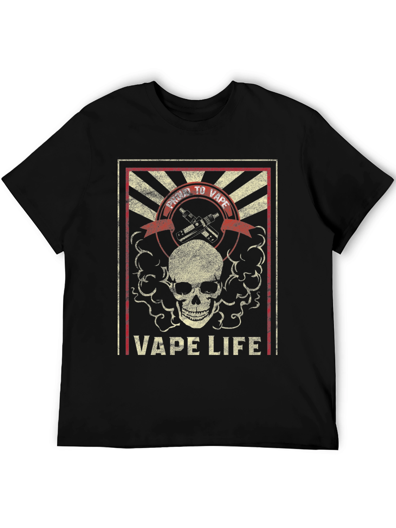 Vape Life Graphic T-Shirt - Proud to Vape Design