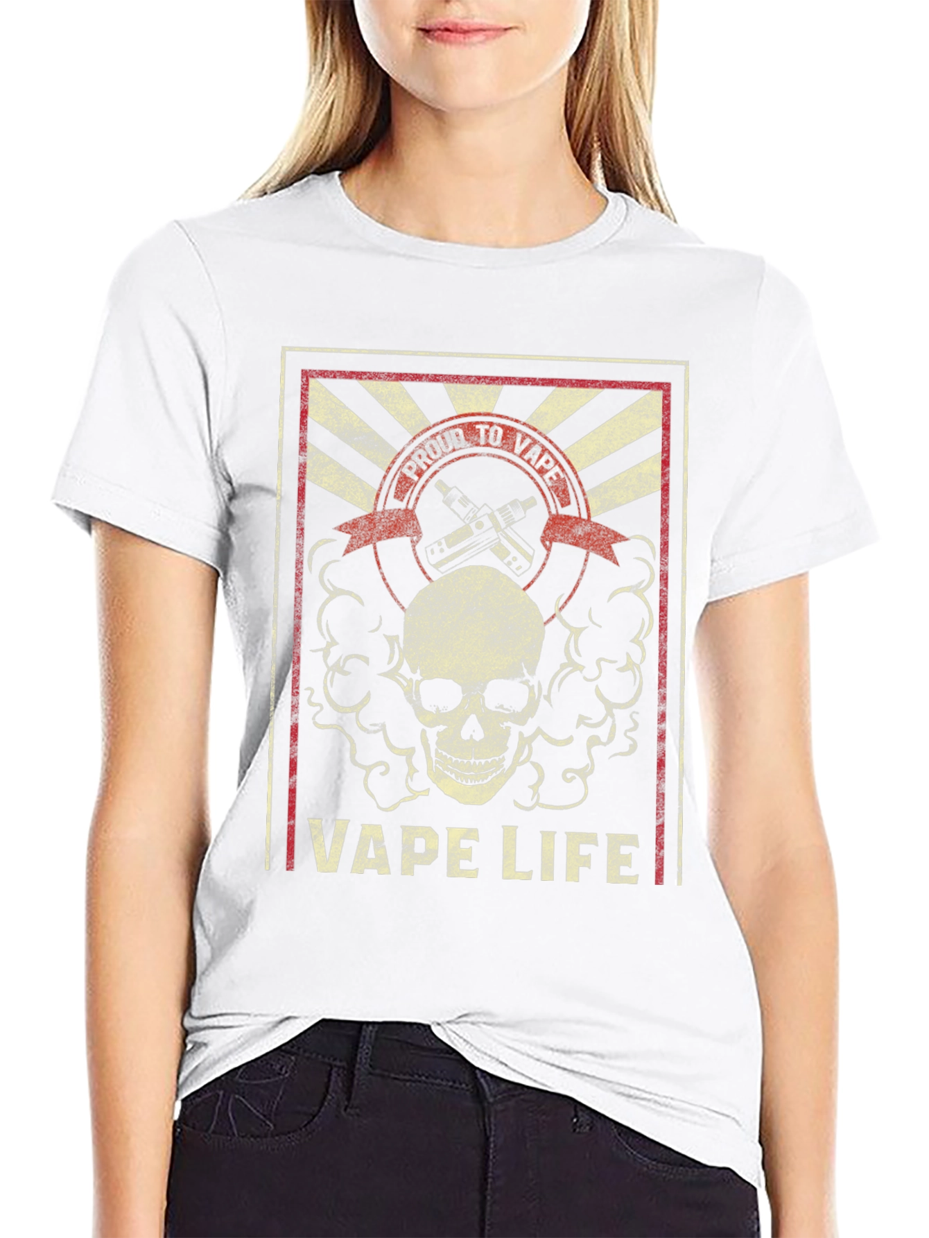 Vape Life Graphic T-Shirt - Proud to Vape Design