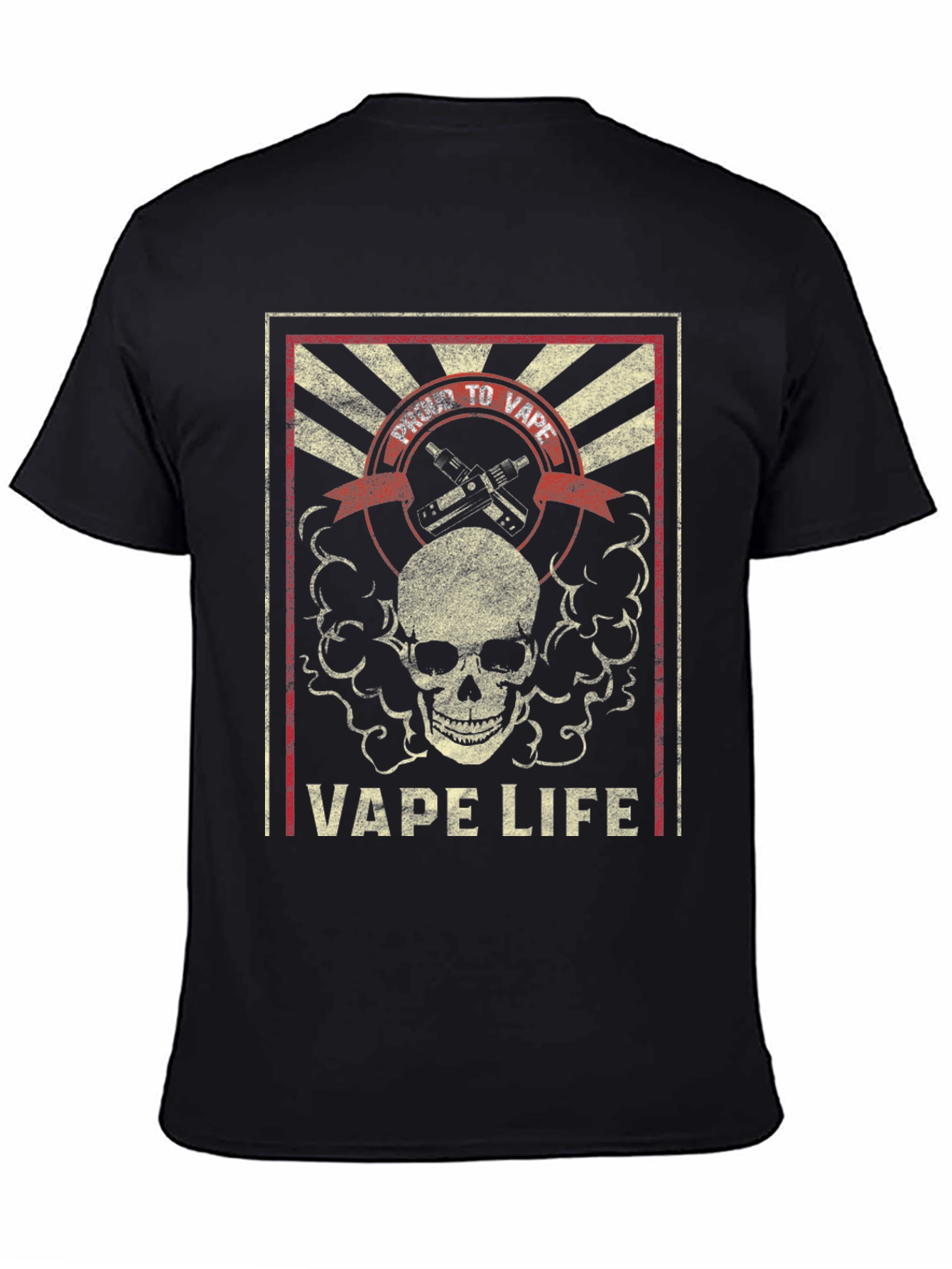 Vape Life Graphic T-Shirt - Proud to Vape Design