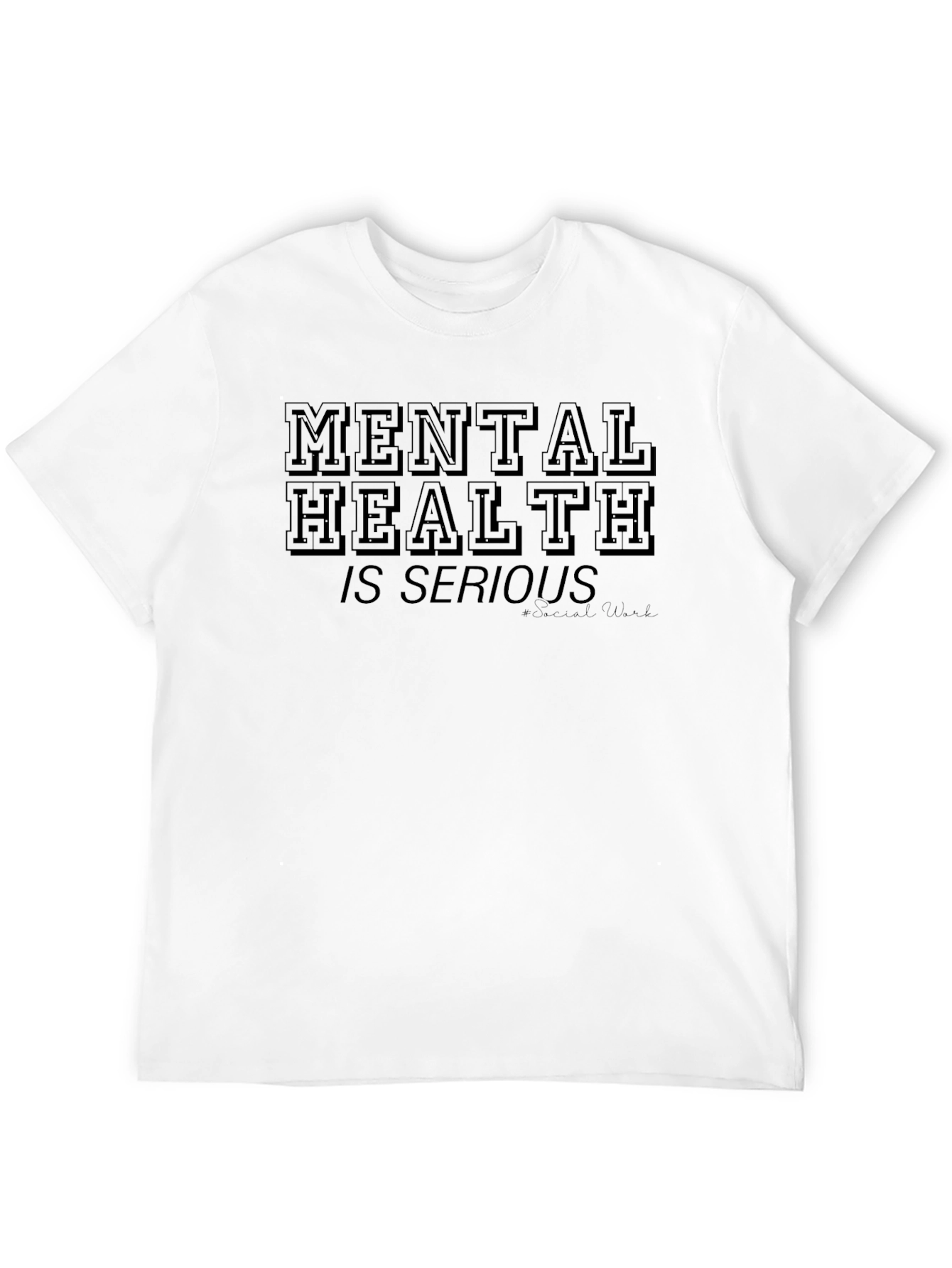 Mental Health Awareness Black T-Shirt
