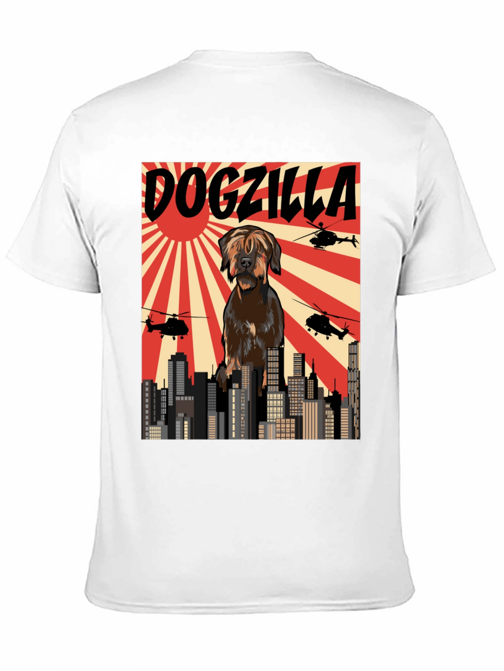 Dogzilla T-Shirt Funny Dog Graphic Tee