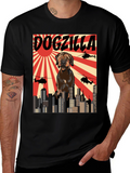 Dogzilla T-Shirt Funny Dog Graphic Tee