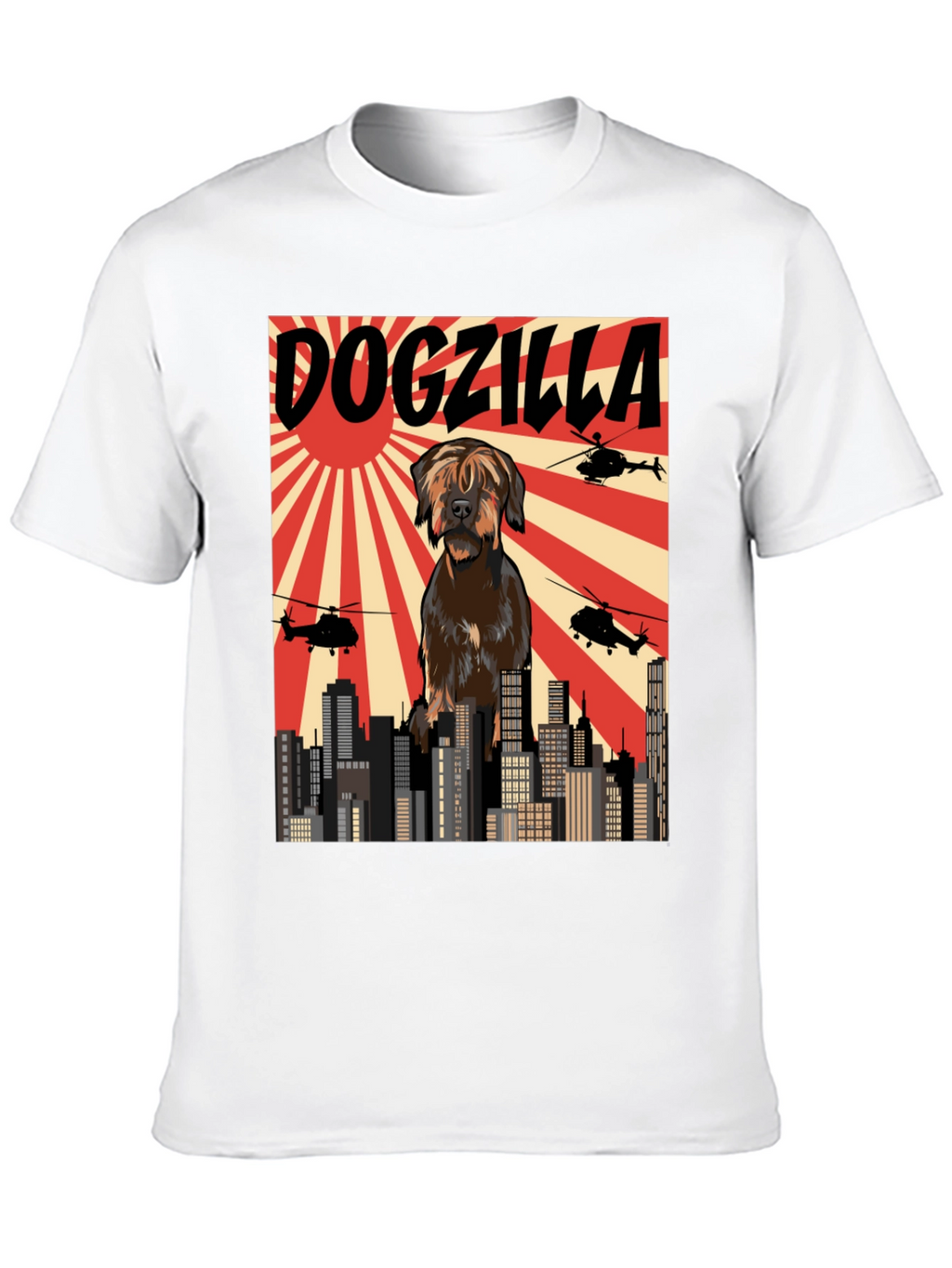 Dogzilla T-Shirt Funny Dog Graphic Tee