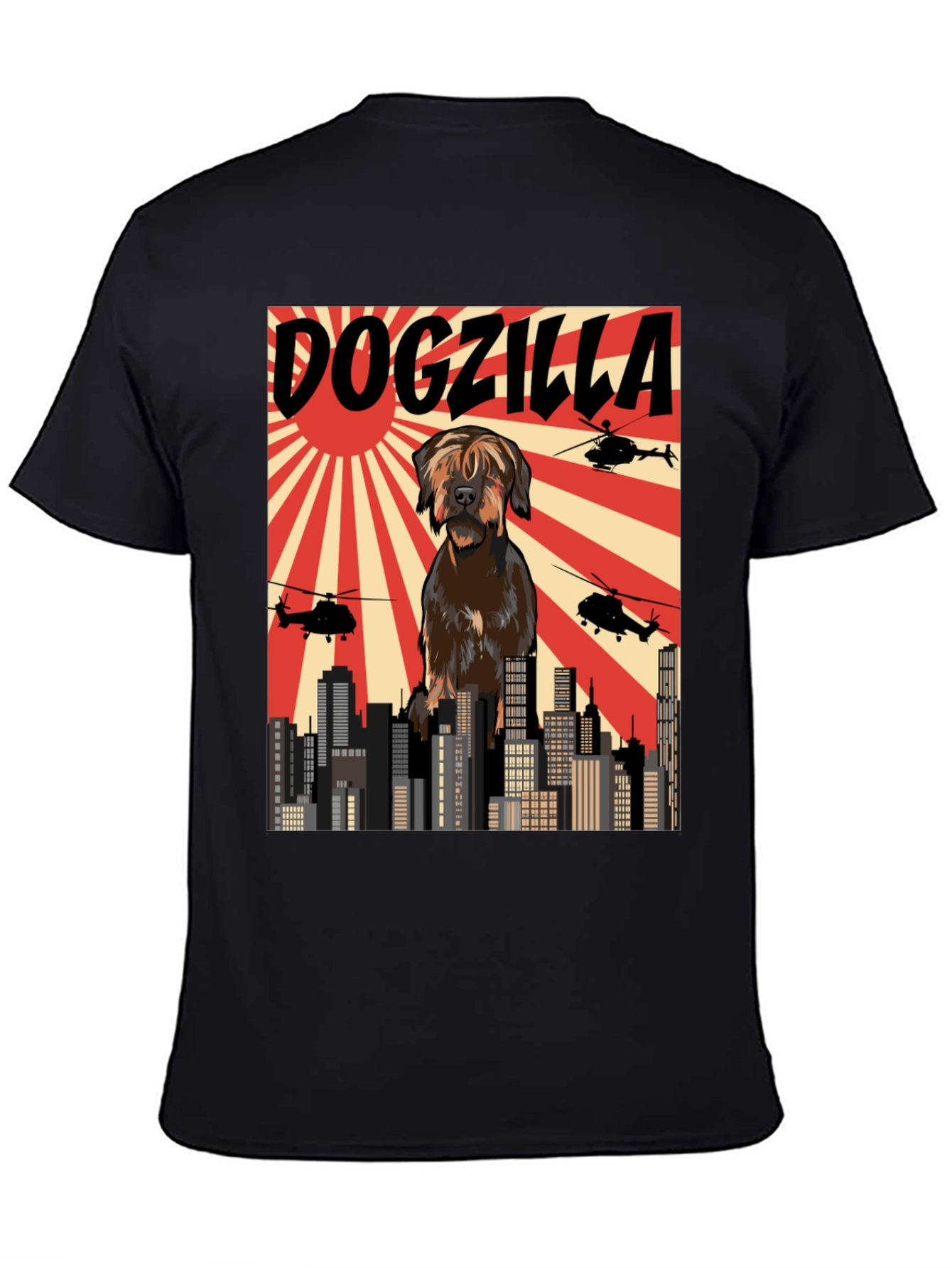 Dogzilla T-Shirt Funny Dog Graphic Tee