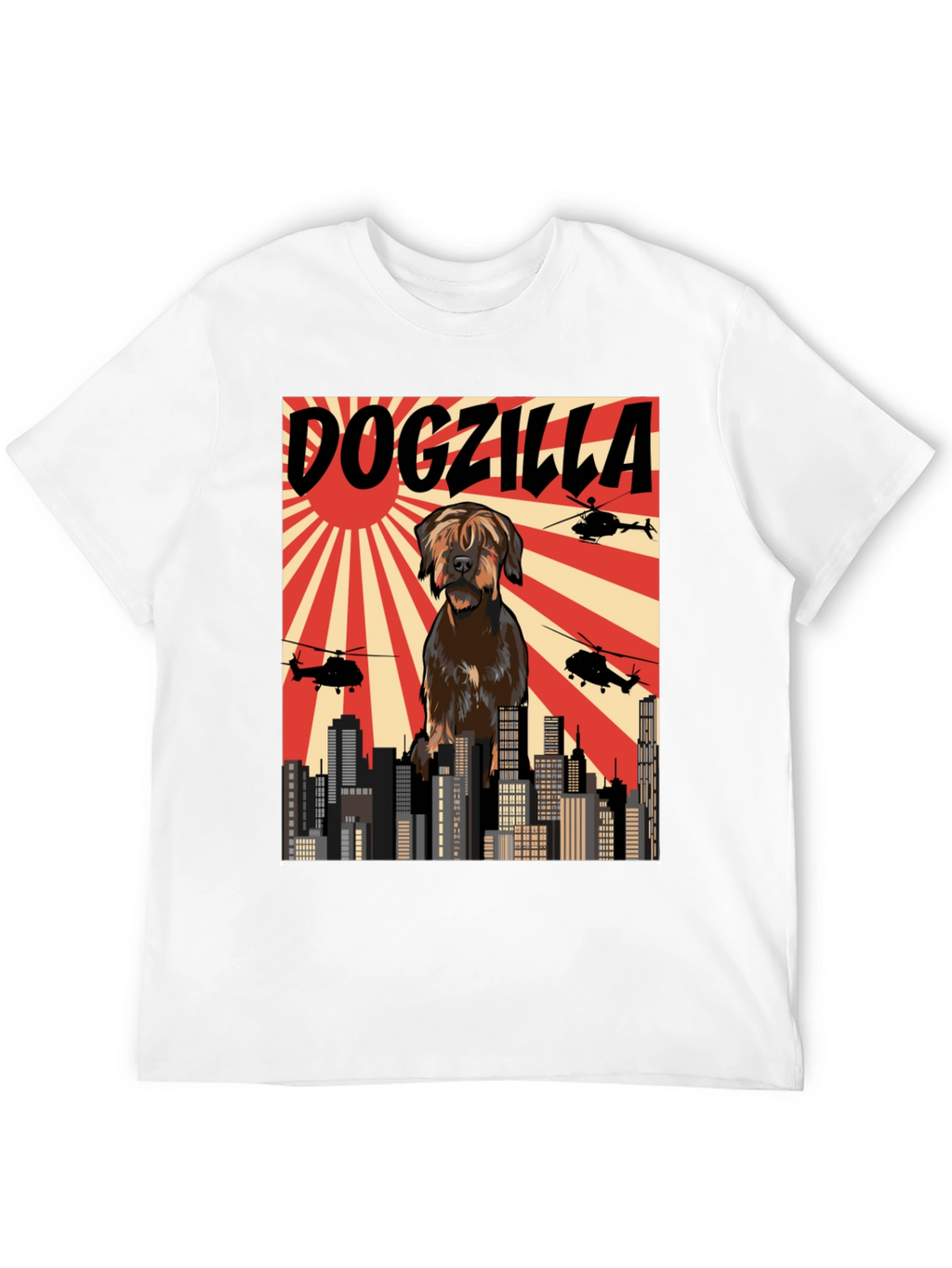 Dogzilla T-Shirt Funny Dog Graphic Tee