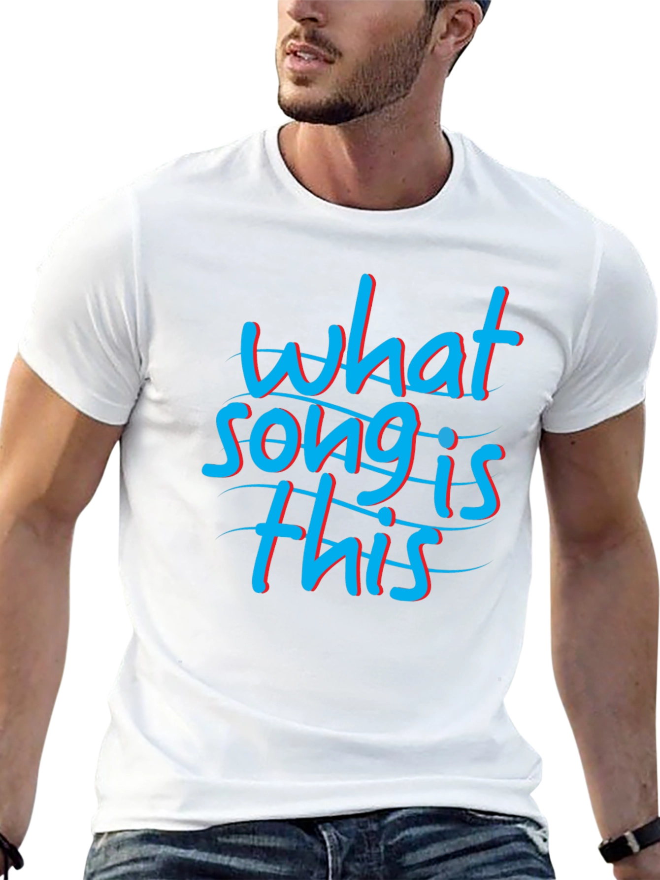 What Song is This Black Graphic Tee Shirt