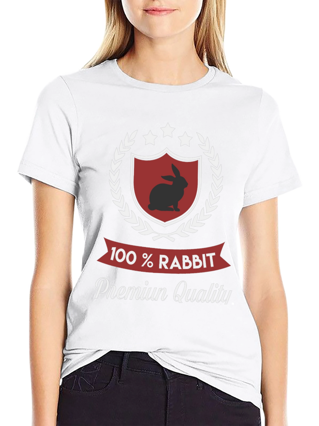 100% Rabbit Premium Quality T-Shirt
