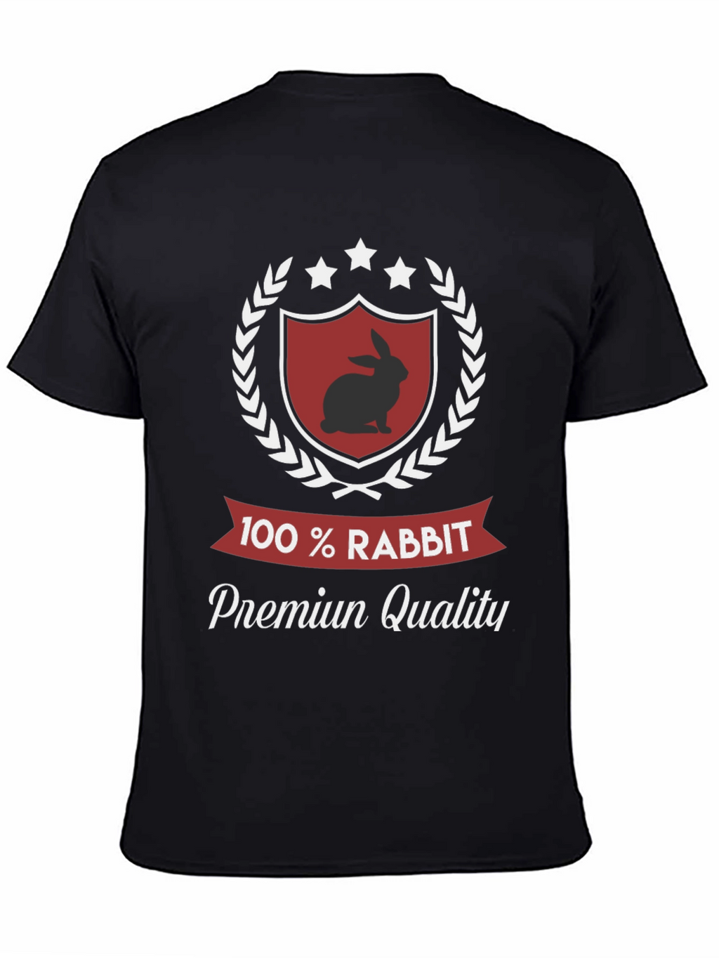 100% Rabbit Premium Quality T-Shirt