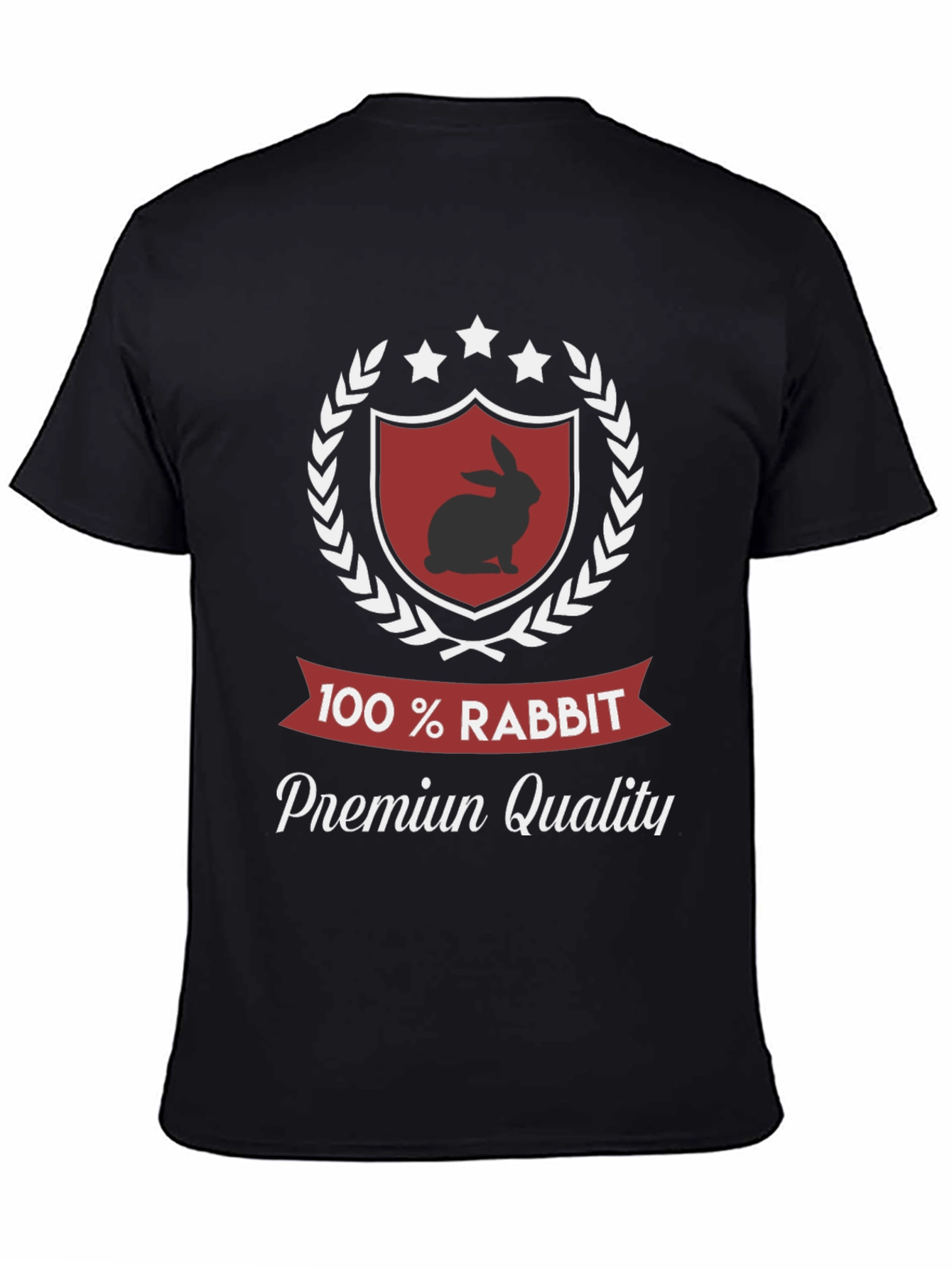 100% Rabbit Premium Quality T-Shirt