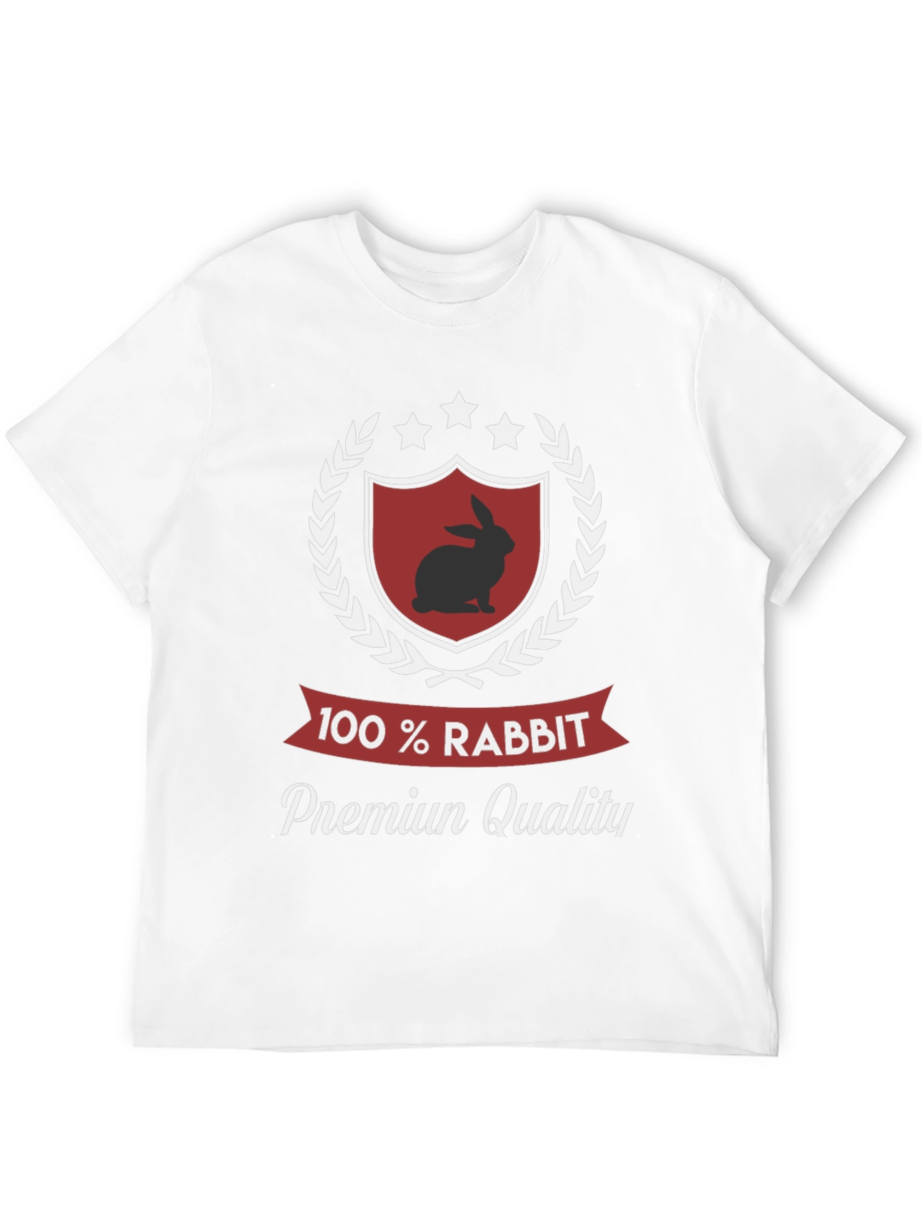 100% Rabbit Premium Quality T-Shirt