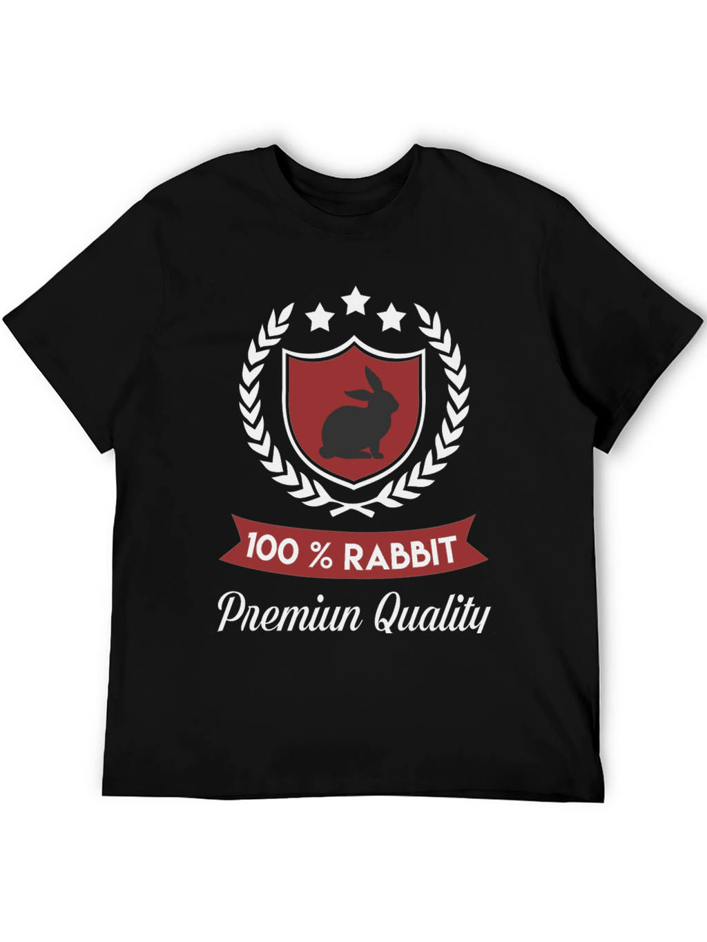 100% Rabbit Premium Quality T-Shirt