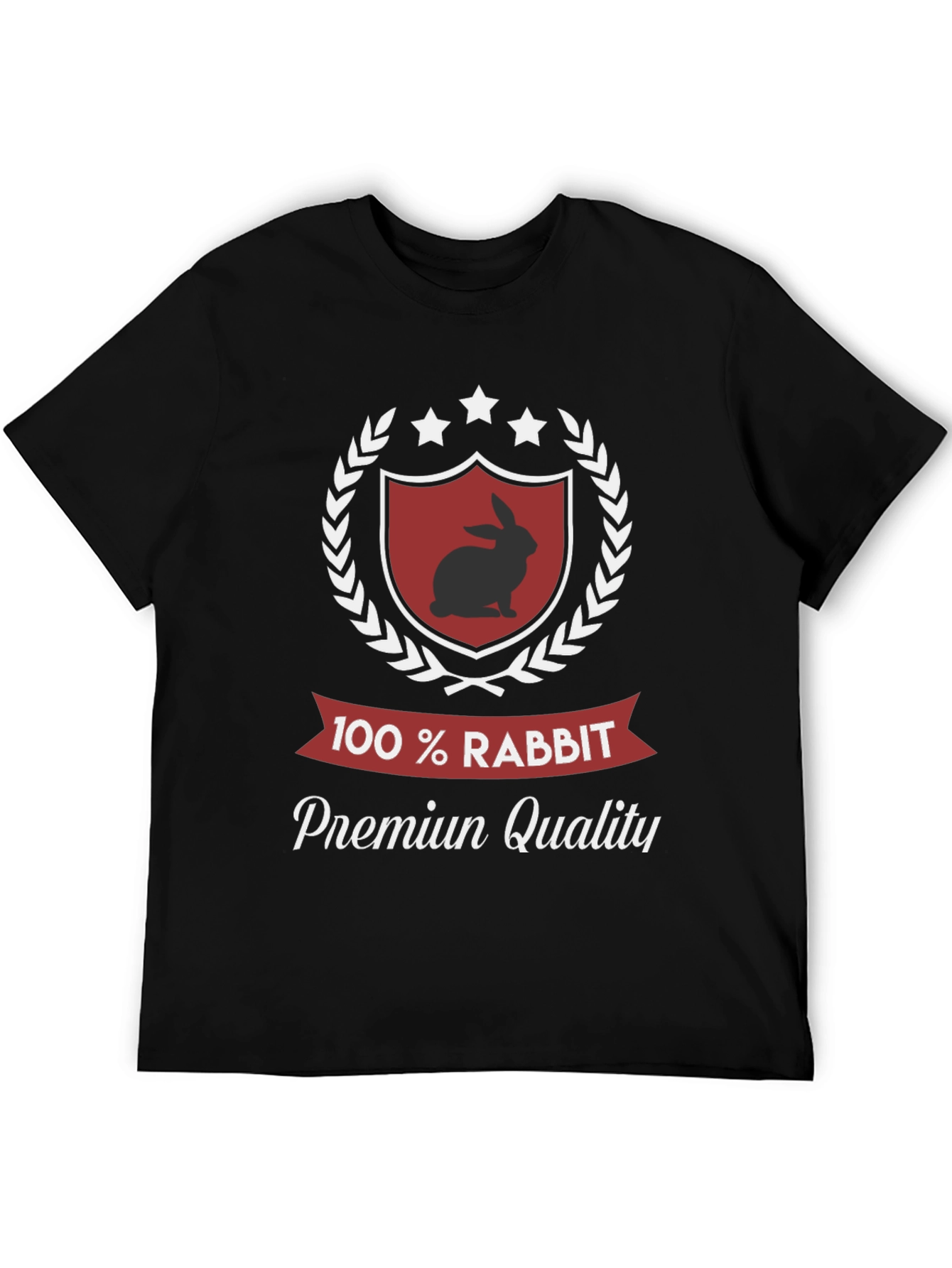 100% Rabbit Premium Quality T-Shirt